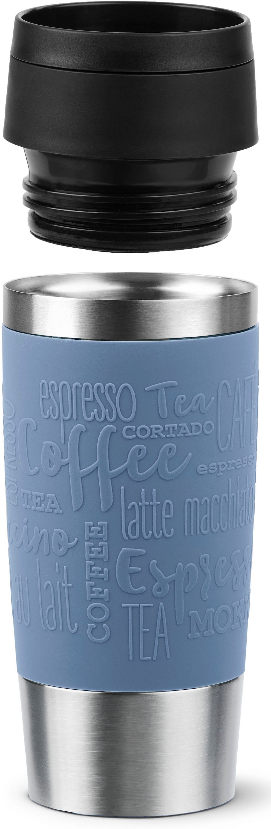 Emsa Thermobecher »Travel Mug Classic, mit 360°-Trinköffnung«, 4h heiß, 8h kalt - 360 ml / 6h heiß, 12h kalt - 500 ml, 100% dicht