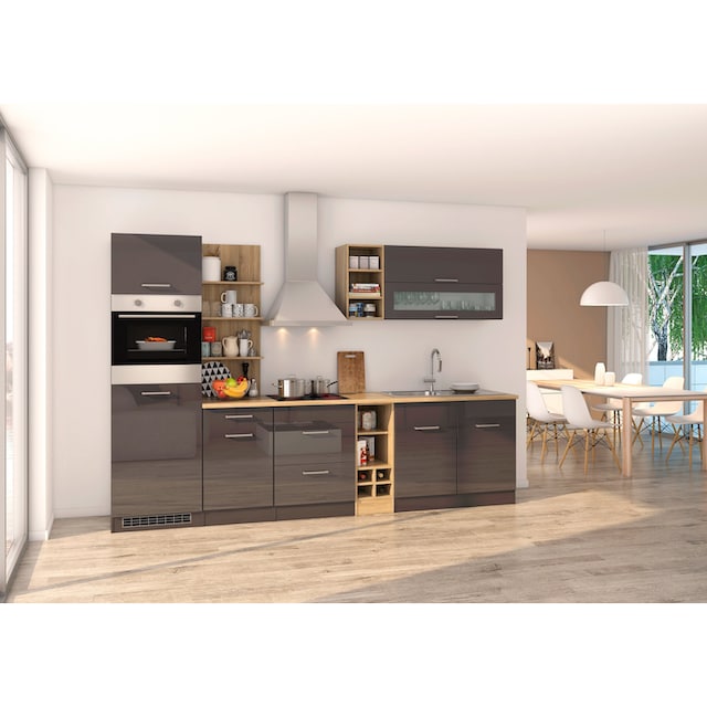 HELD MÖBEL Küchenzeile »Mailand«, mit Elektrogeräten, Breite 300 cm online  bestellen