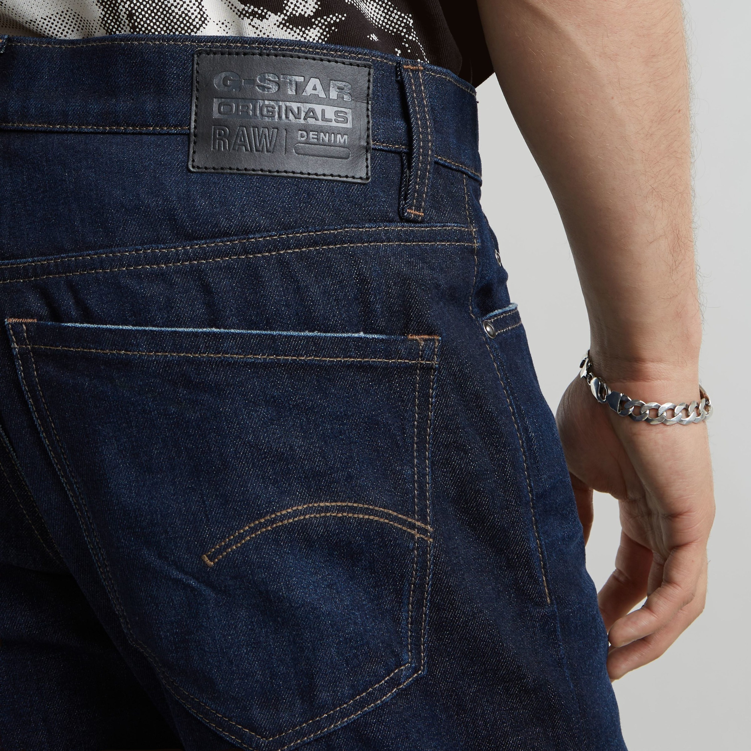 G-STAR Straight-Jeans »Mosa Straight«, mit hellen Nähten