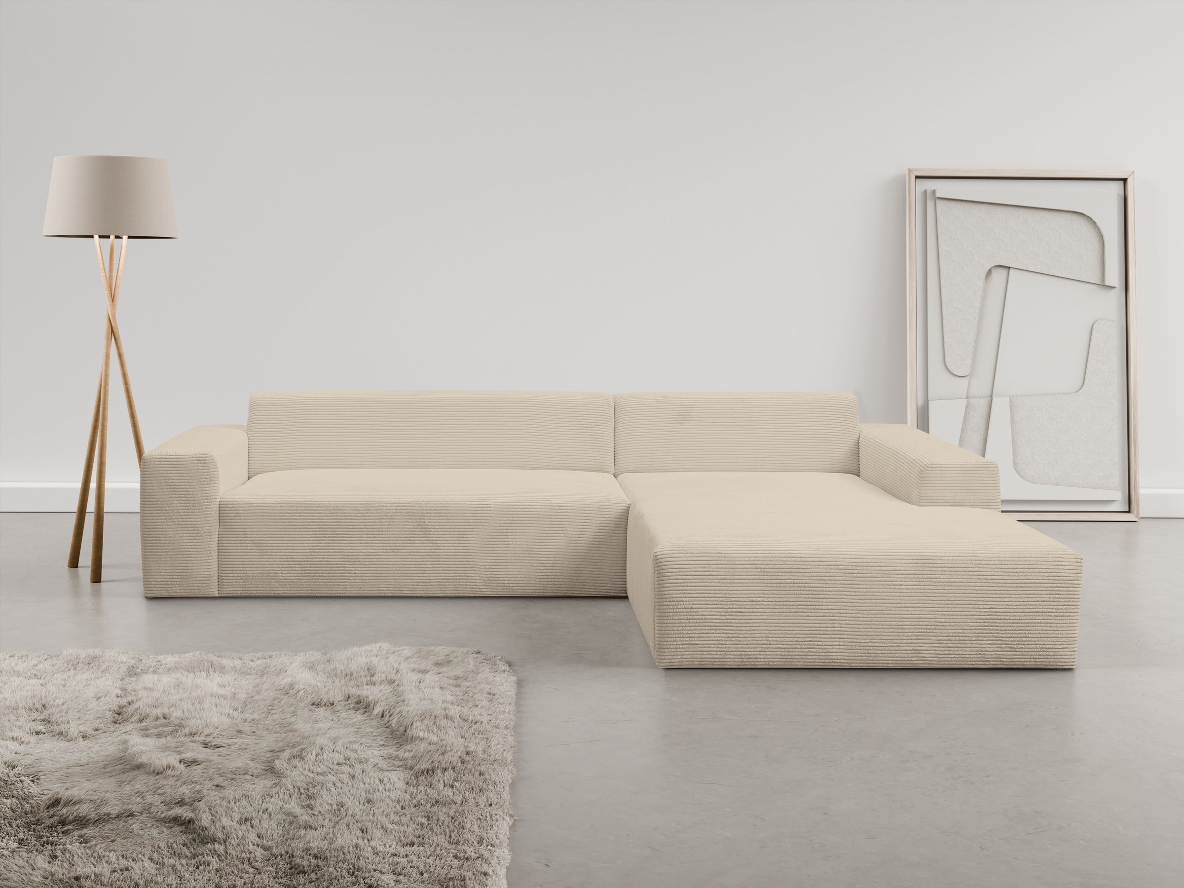 WERK2 Ecksofa »Zeus-XL, Mega-Sofa mit großer Sitztiefe, Stellmaße 311cm x 2 günstig online kaufen