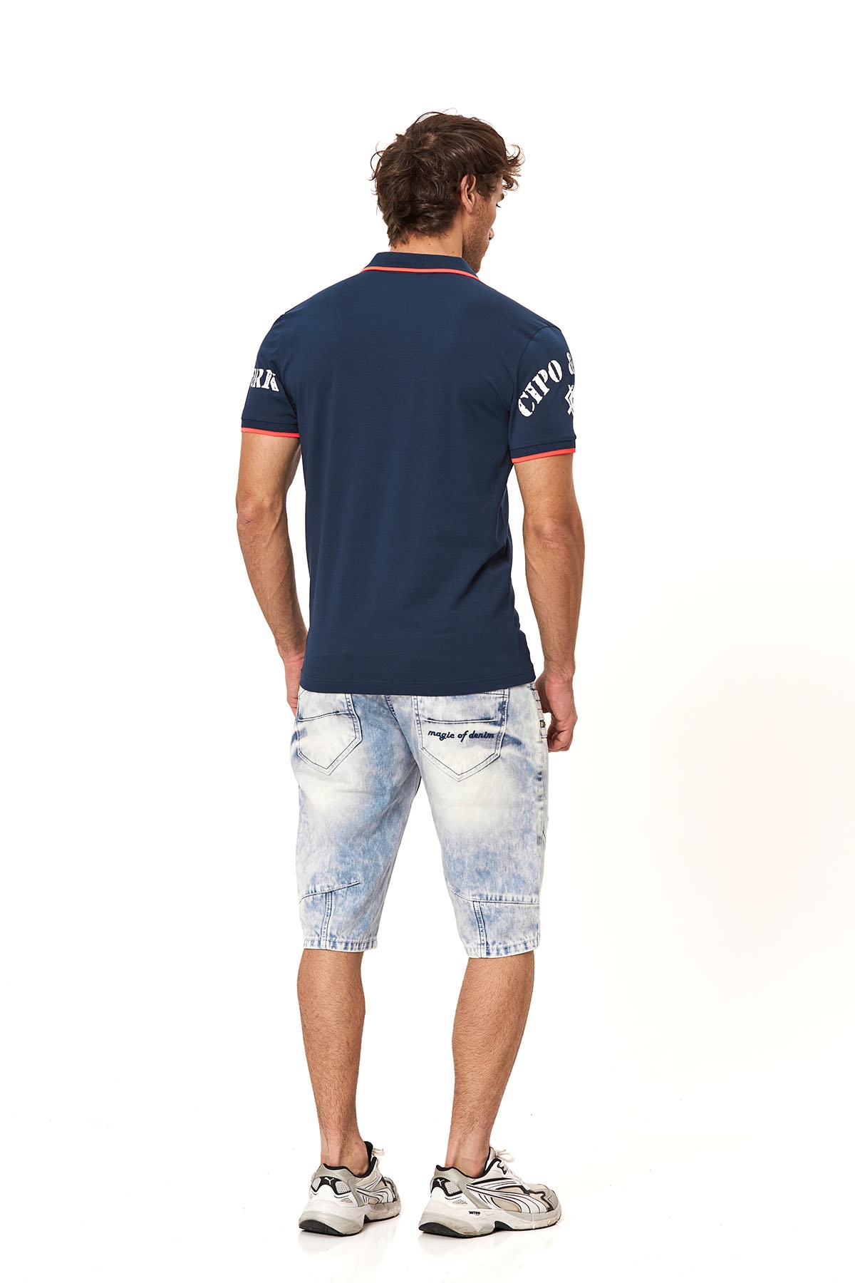 Cipo & Baxx Jeansbermudas Baumwolle, regular fit