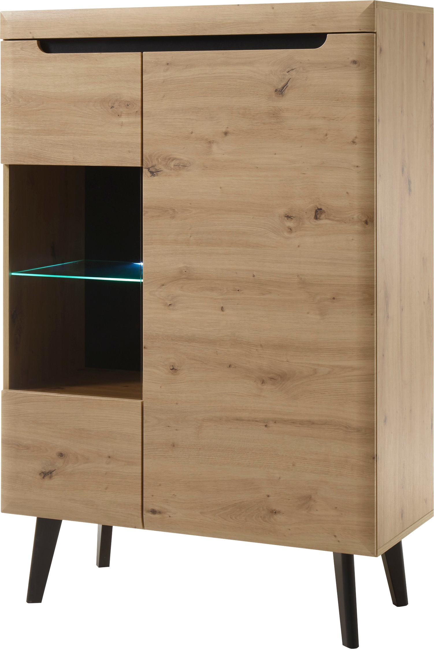 INOSIGN Vitrine »Torge, Hochschrank, Glasvitrine, Standvitrine, Vitrinensch günstig online kaufen