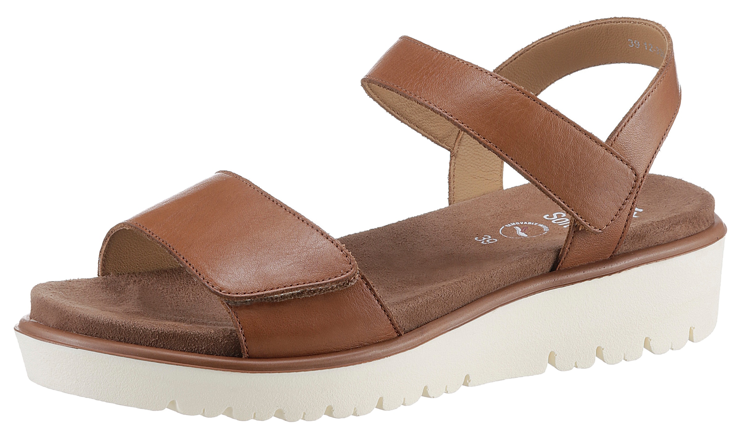 Ara Keilsandalette »BILBAO«  , Sommerschuh, Sandale, Keilabsatz, Klett, Weite G (weit)
