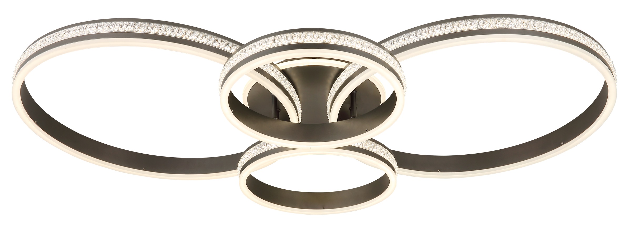 GLOBO LIGHTING Deckenleuchte »GROUNI« LED-Modul 1 Stk. warmweiß - kaltweiß günstig online kaufen