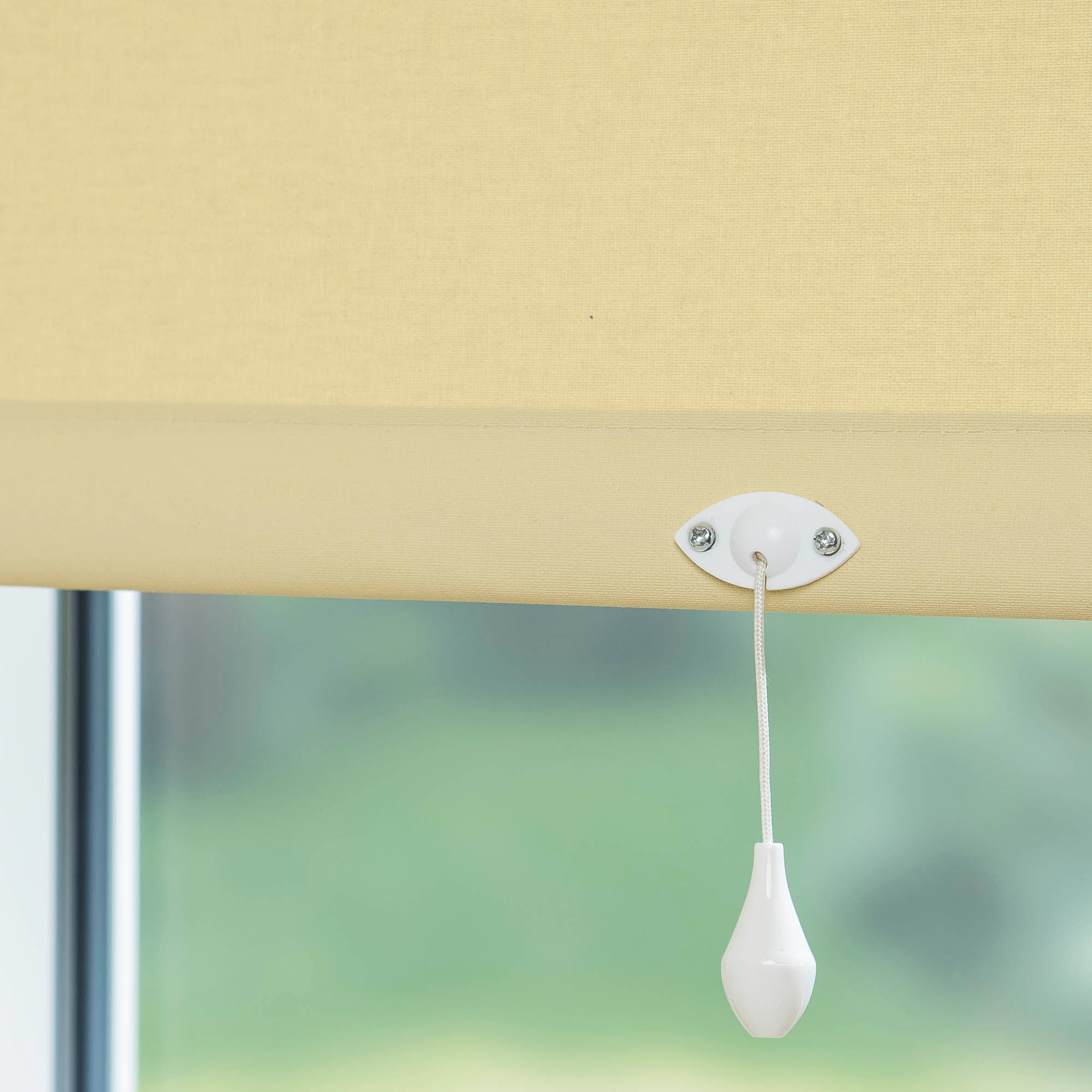 Liedeco Springrollo »Uni«, Lichtschutz, mit Bohren, freihängend, Rollowelle 36 mm, starke Feder