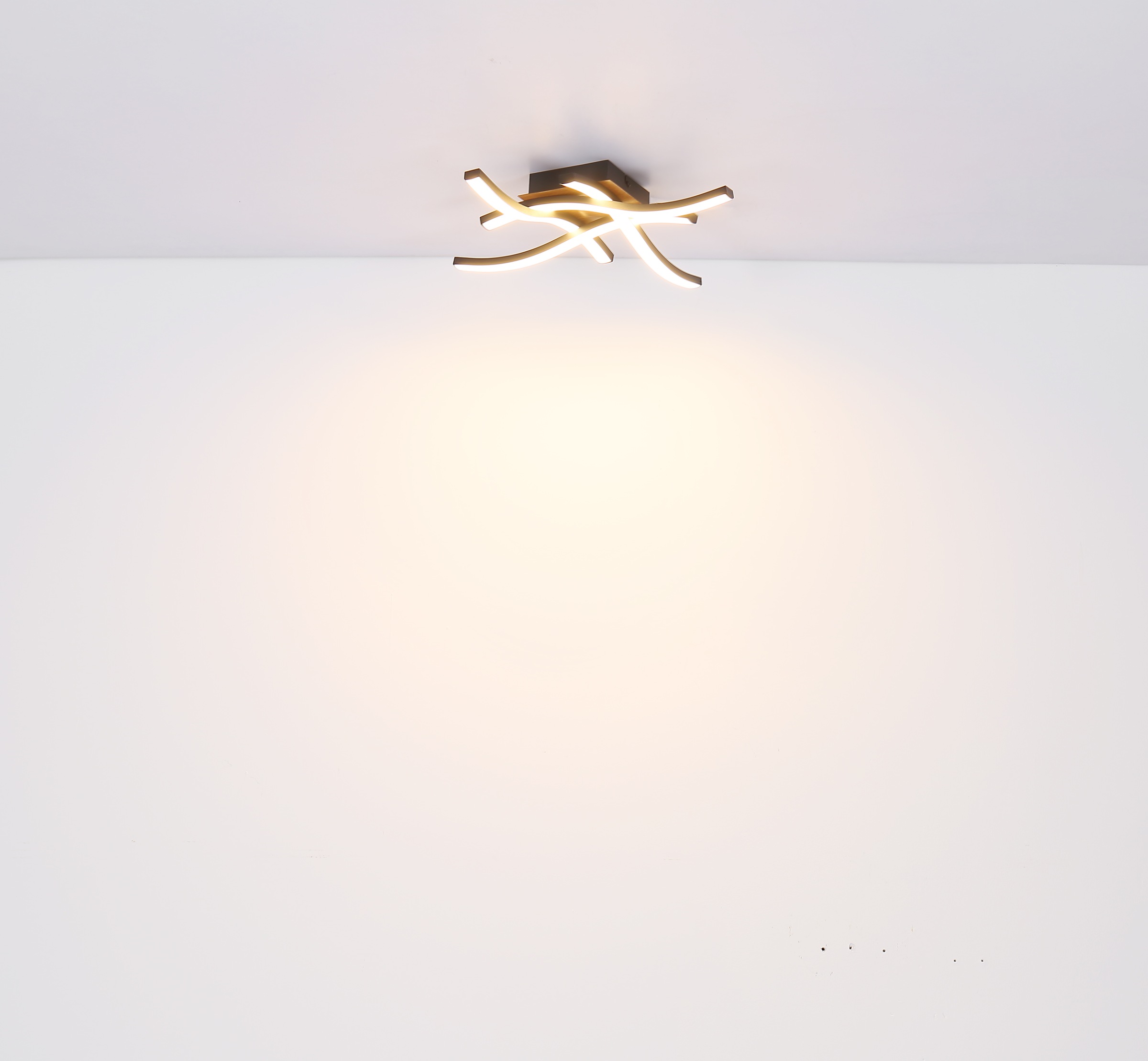 GLOBO LIGHTING LED Deckenleuchte »EVITA« LED-Modul Warmweiß Deckenlampe/Wohnzimmer/Schlafzimmer/modern