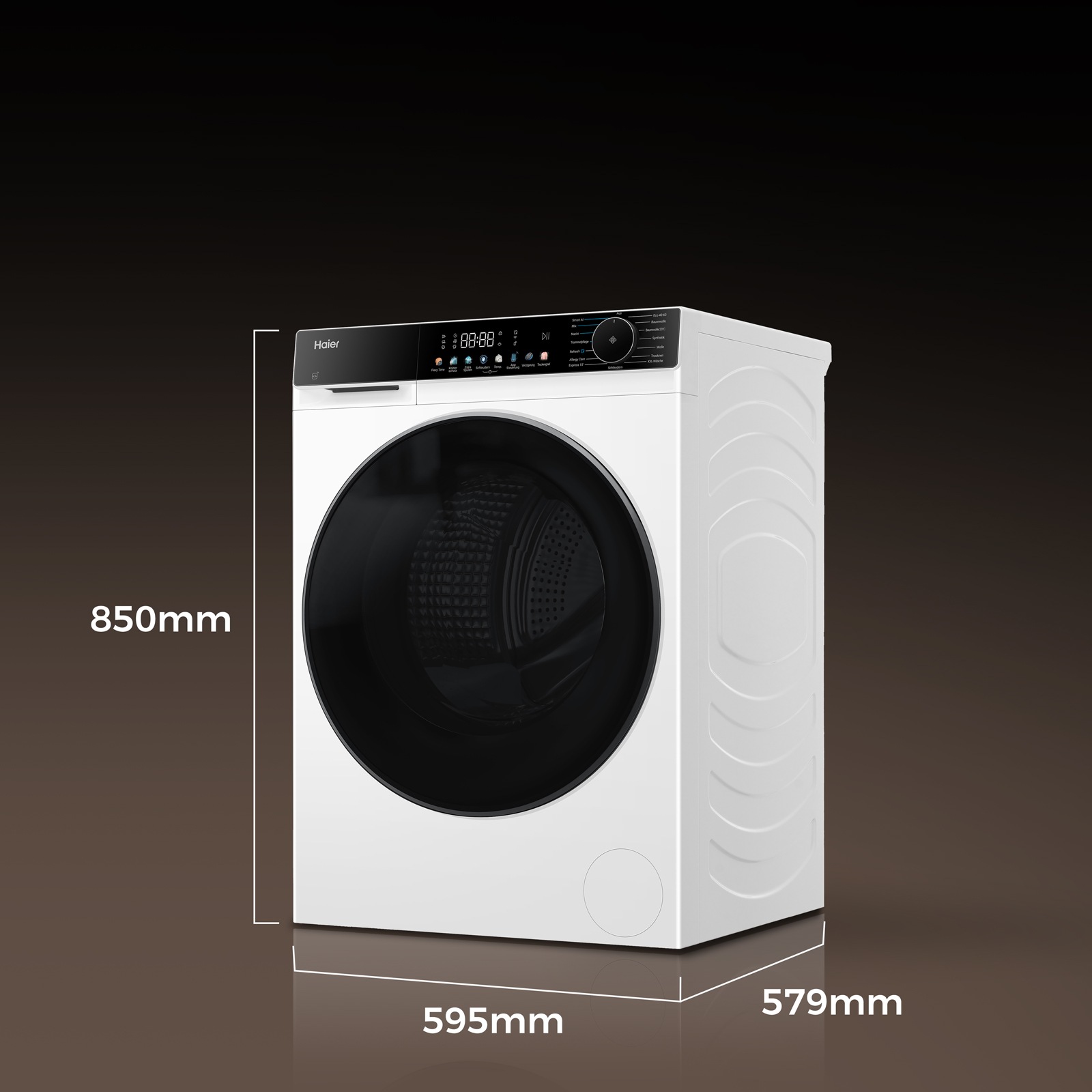 Haier Waschtrockner »HWD100-BP14657U1« G5 Serie 10 kg /6 kg Smart AI Automatikprogramm & Wi-Fi