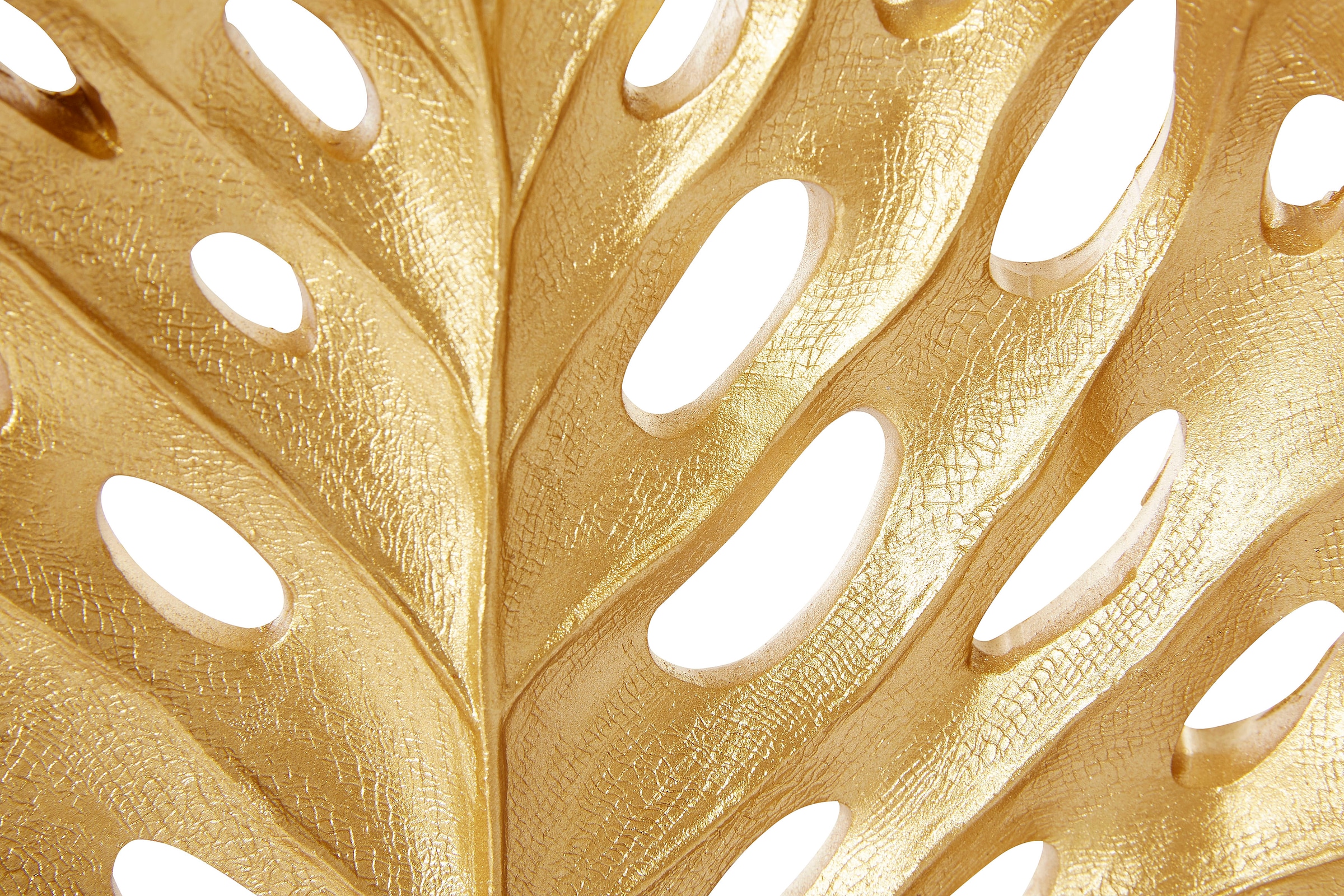 Leonique Wandkerzenhalter goldfarben (Kunststein), kaufen gold«, »Leaf, Polyresin (2er-Set), glamourös, auf modern, Raten