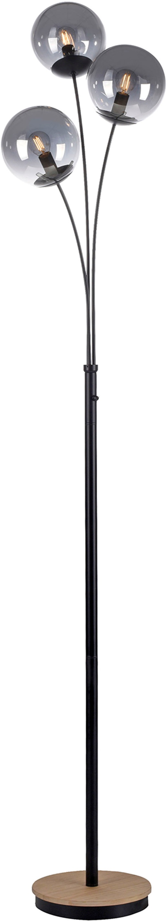 JUST LIGHT Stehlampe »GREEN WIDO«, 3 flammig, Leuchtmittel E14 | ohne Leuchtmittel