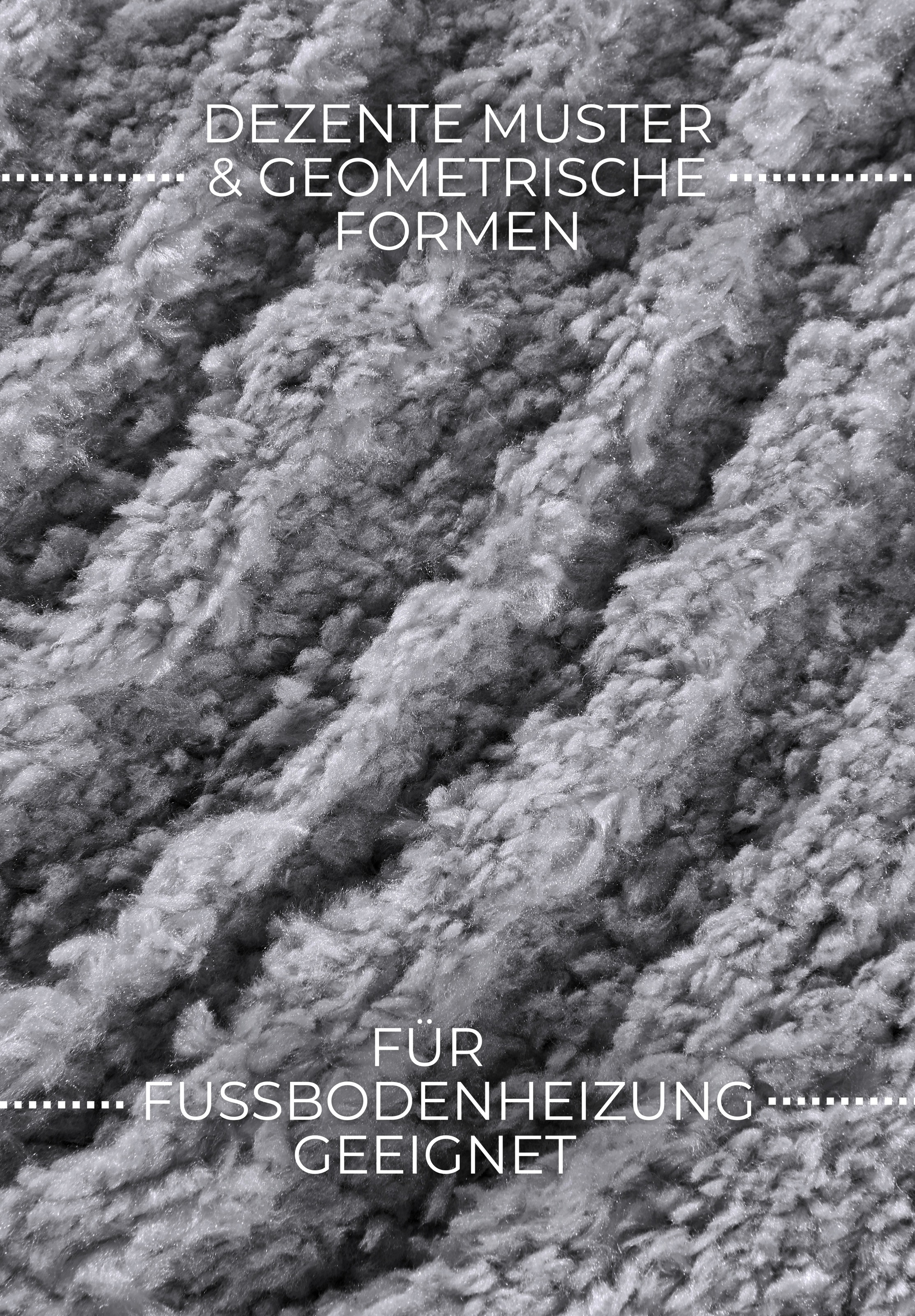 ELLE DECORATION Designteppich »Pigment«, rechteckig, 18 mm Höhe, Hochflor, Shaggy, Läufer, weich, Langflor, modern, Hoch Tief Effekt
