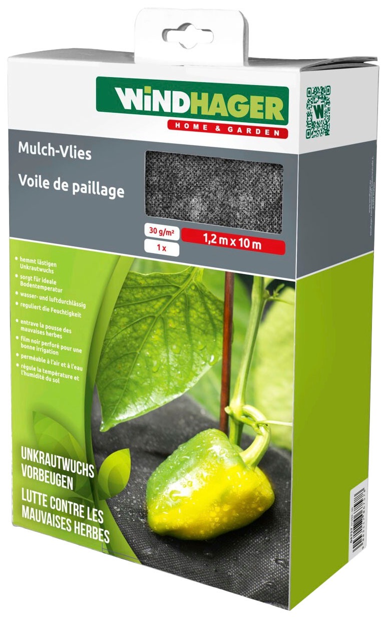 Windhager Unkrautvlies Mulchvlies, BxL: 120x1000 cm