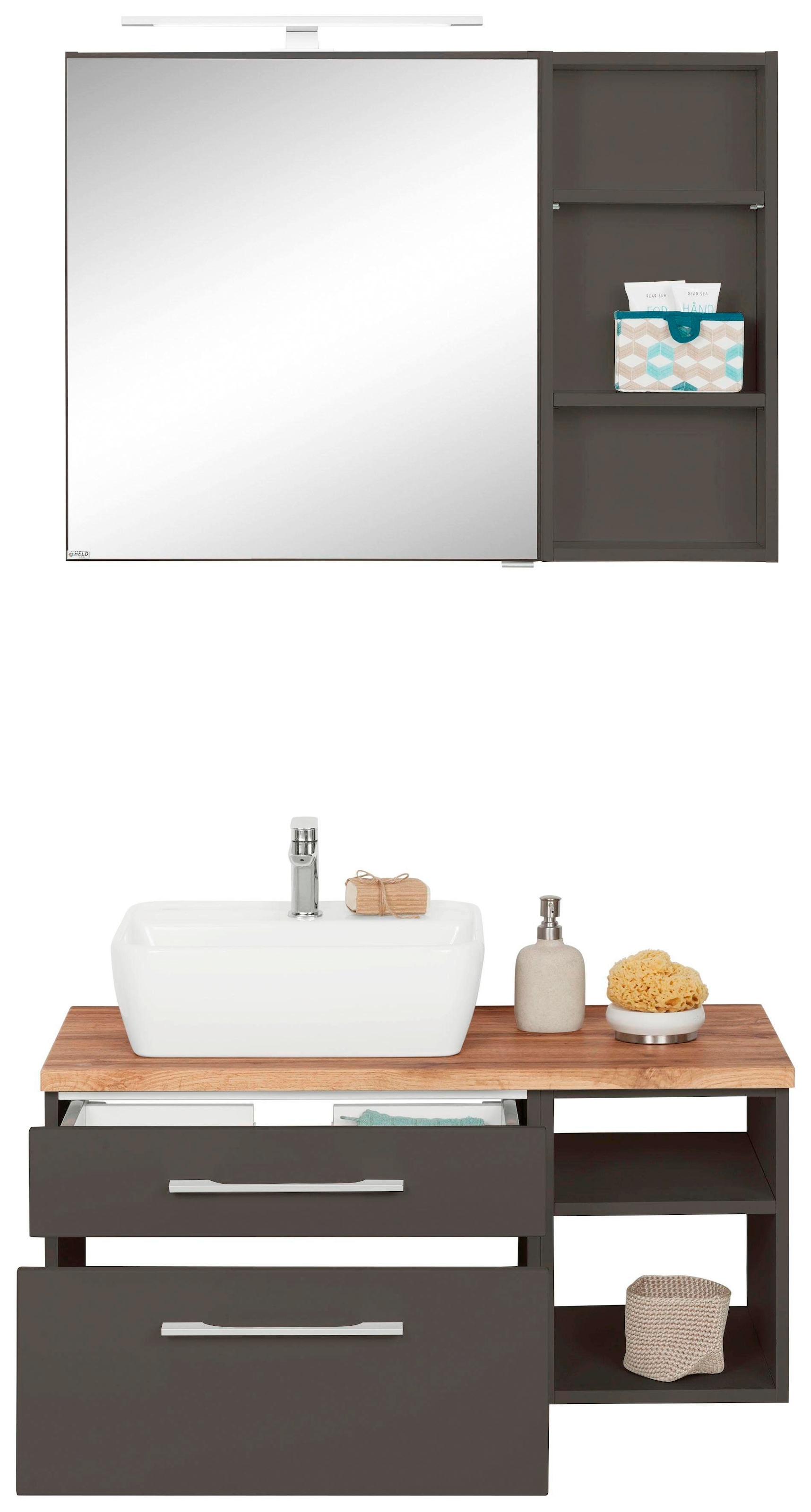 welltime Badmöbel-Set »Davos« 3 Stk. tlg. günstig online kaufen