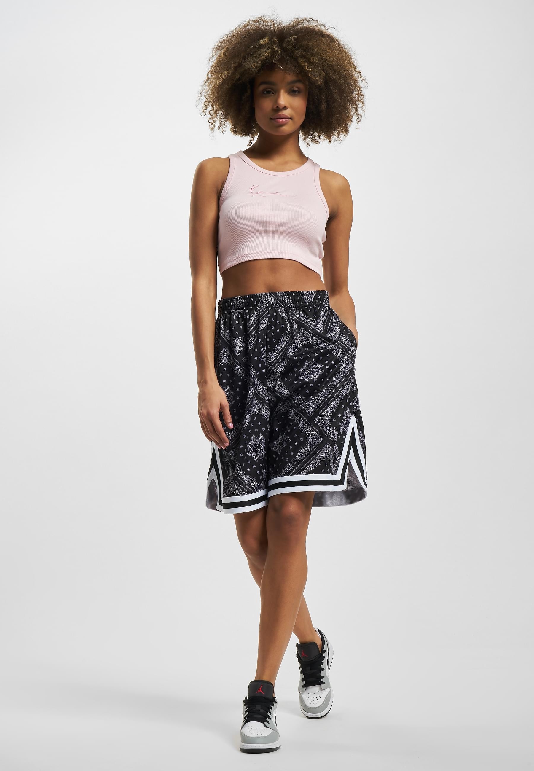 Karl Kani Stoffhose »Karl Kani Herren KK Woven Signature Paisley Mesh Shorts«