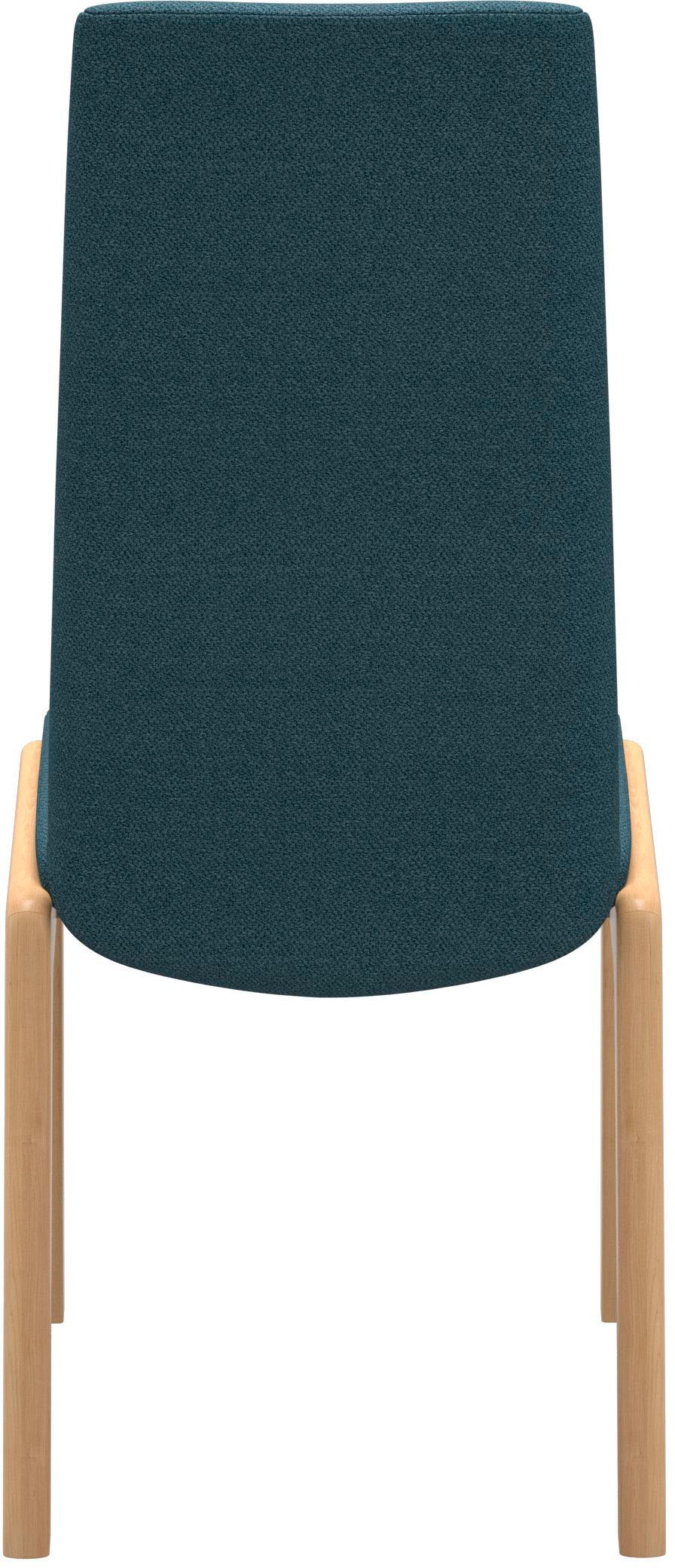 Stressless® Polsterstuhl »Laurel«, ROHLEDER Stoff Q2 FARON, High Back, Größe M, mit abgerundeten Beinen in Eiche natur