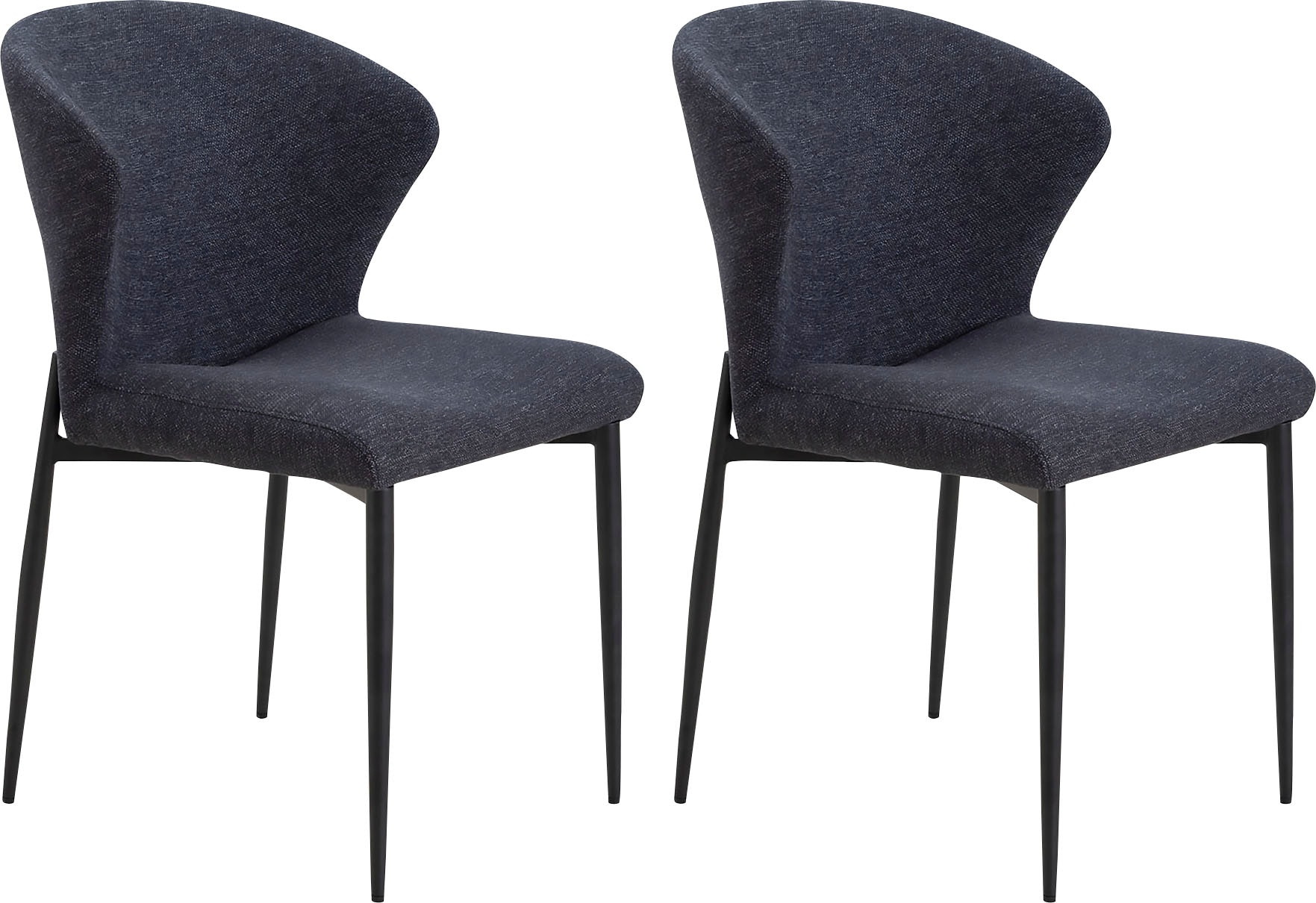 SalesFever Esszimmerstuhl »Dallas 2er-Set« (Set) 2 Stk.mit Metallgestell, B günstig online kaufen