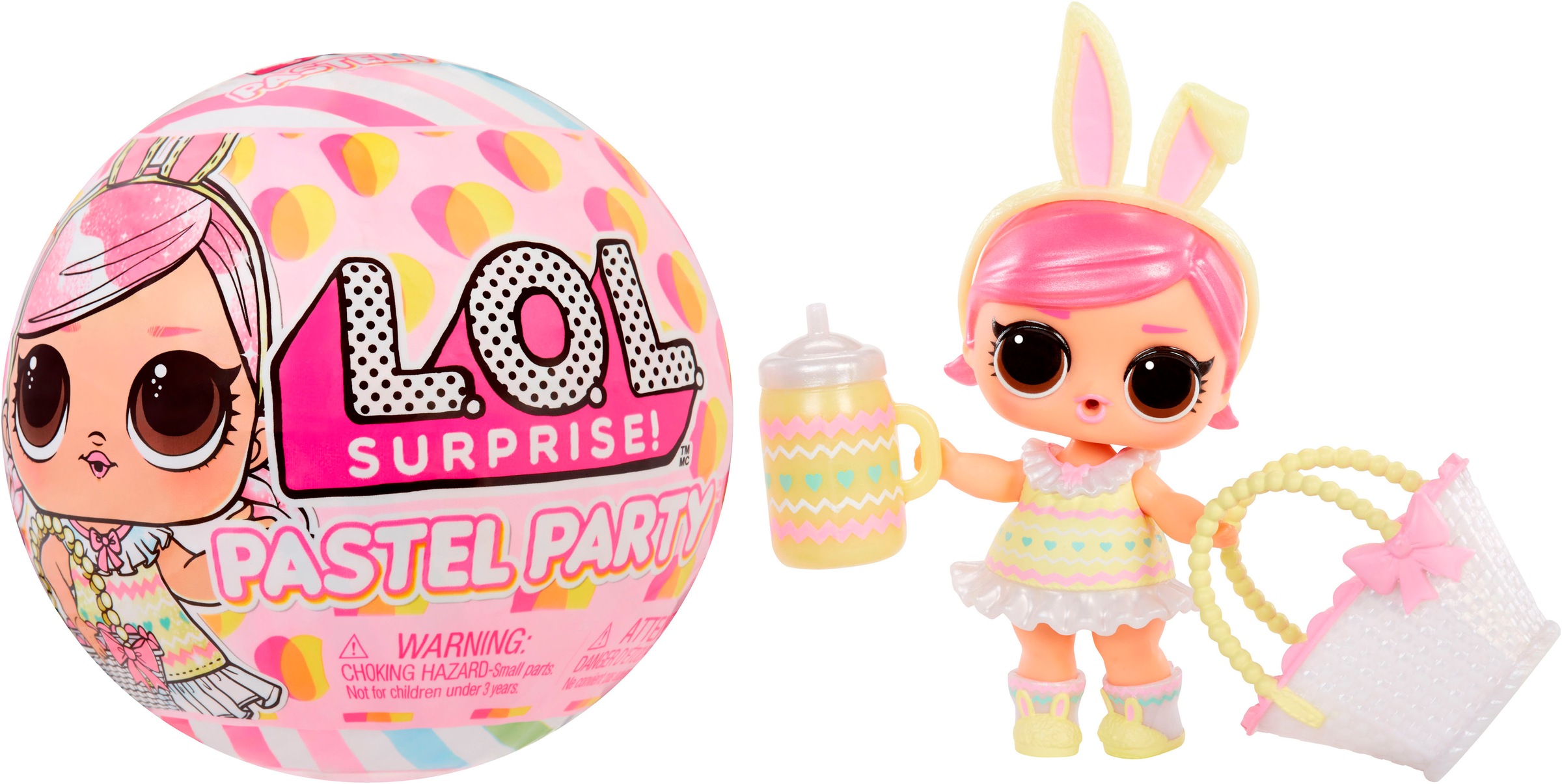 L.O.L. SURPRISE! Anziehpuppe »L.O.L. Surprise Pastel Party Tots - Hops«, sortierte Lieferung