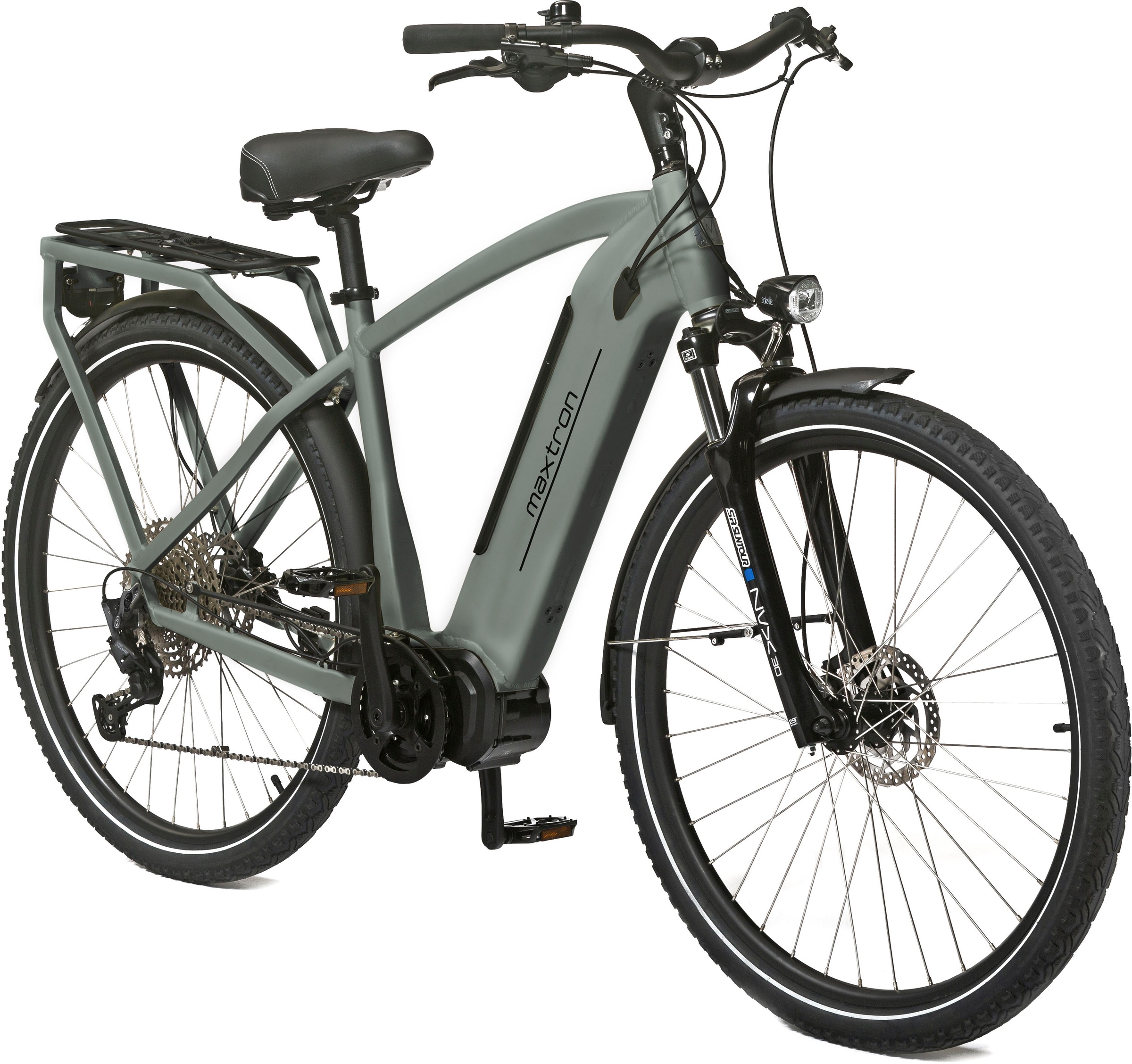 2. Bild von Maxtron E-Bike »MTS-20X«, 11 Gang, Shimano, Deore, Mittelmotor 250 W, Pedelec, Elektrofahrrad für Herren, Trekkingrad