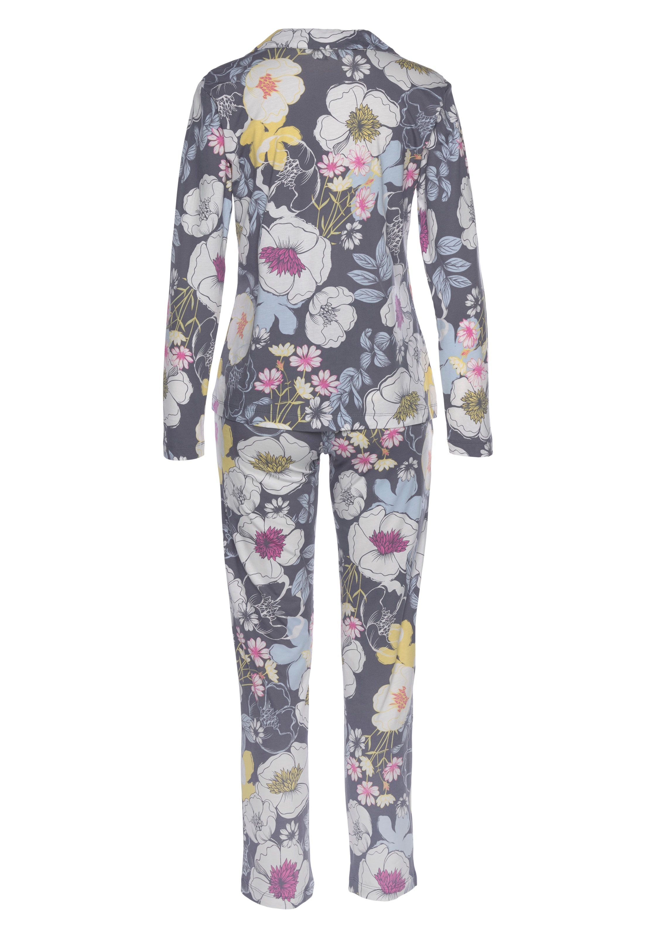 Vivance Dreams Pyjama, (2 tlg.), in schönem Muster