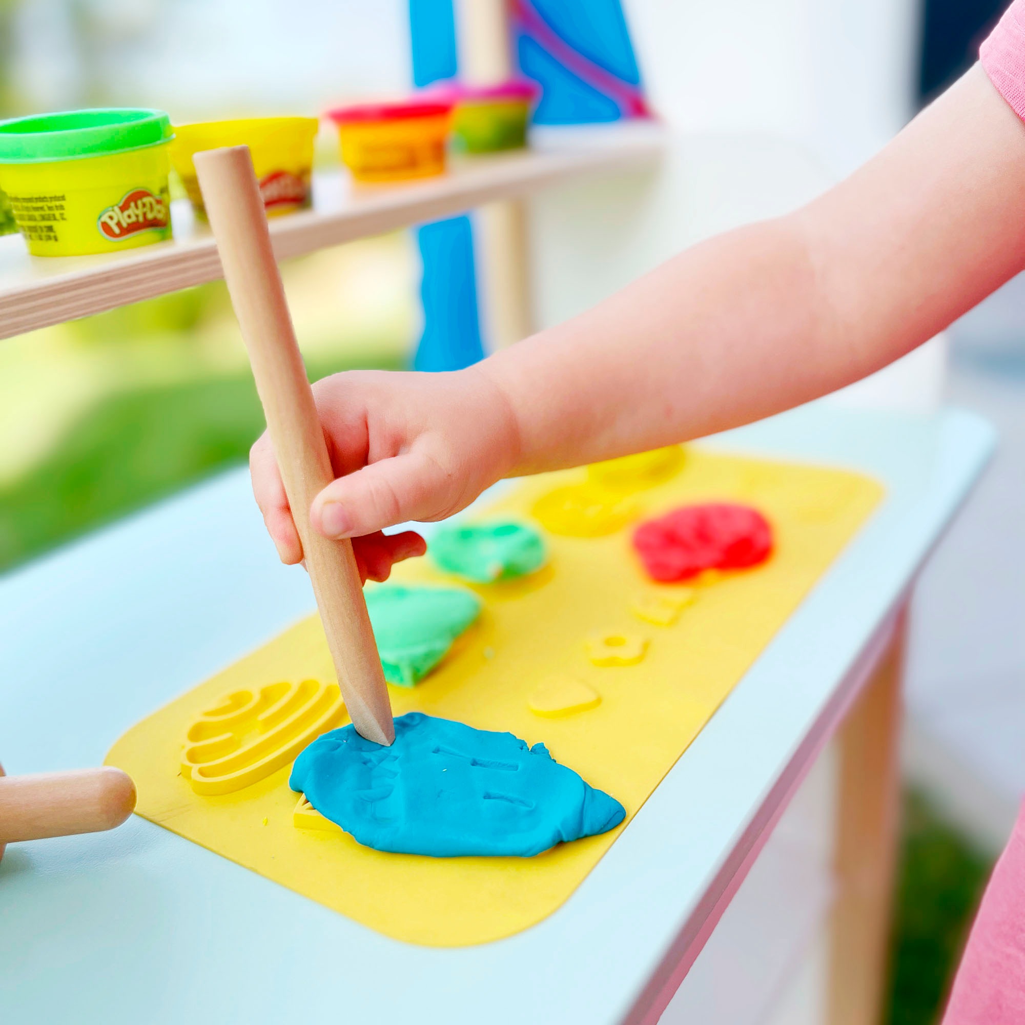 roba® Kindersitzgruppe »Play-Doh«, (Set), inkl. 3D Kreativmatte, Knete und Zubehör