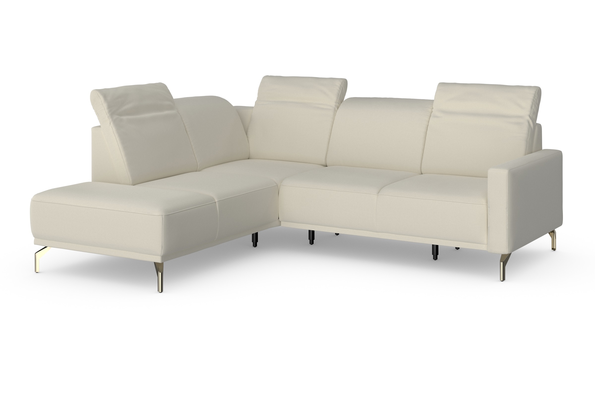sit&more Ecksofa »Bailando L-Form«, wahlweise mit Kopfteilverstellung und Vorziehsitz, motorisch