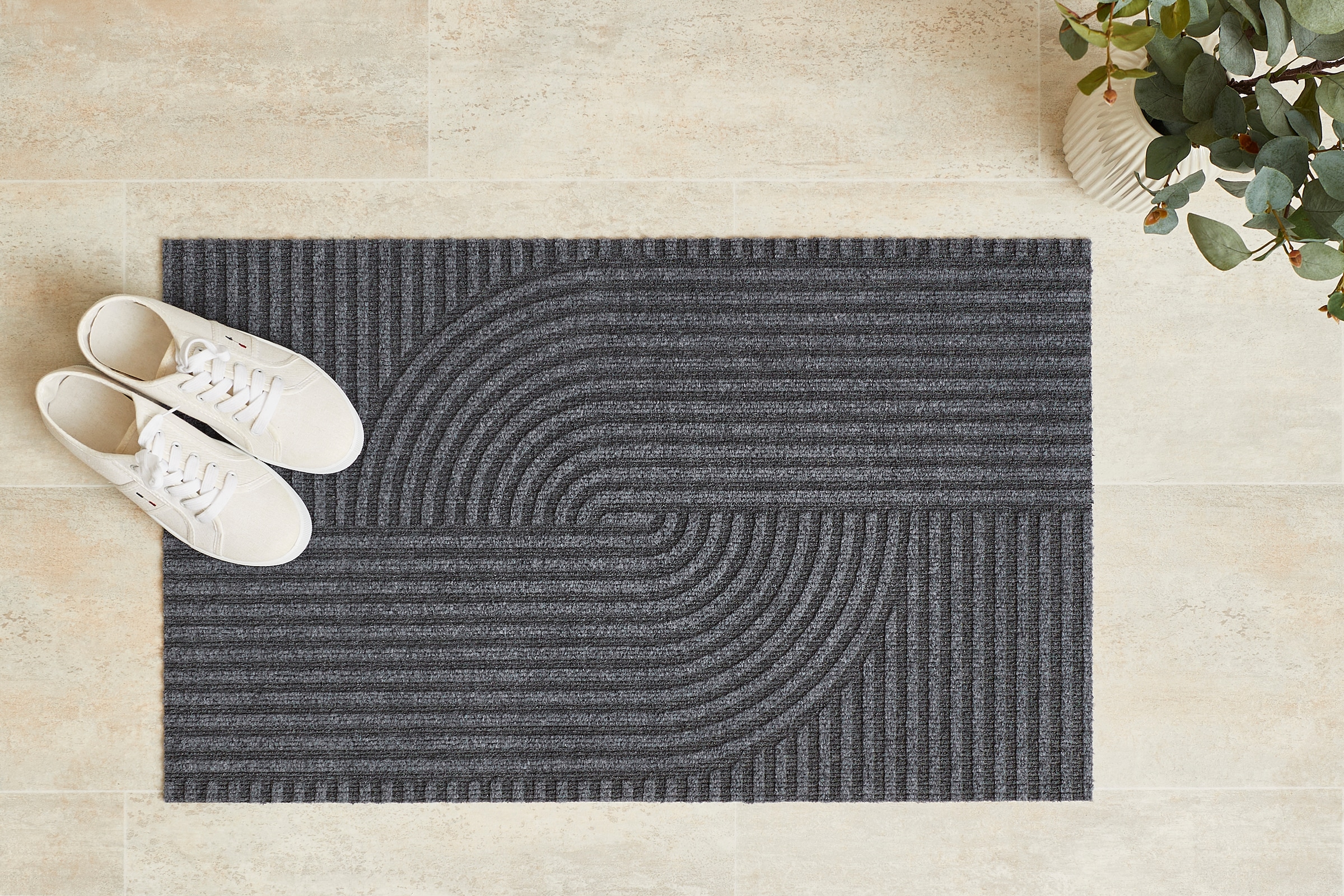 Andiamo Fußmatte »Yukon« rechteckig 6 mm Höhe Schmutzfangmatte, waschbar & günstig online kaufen