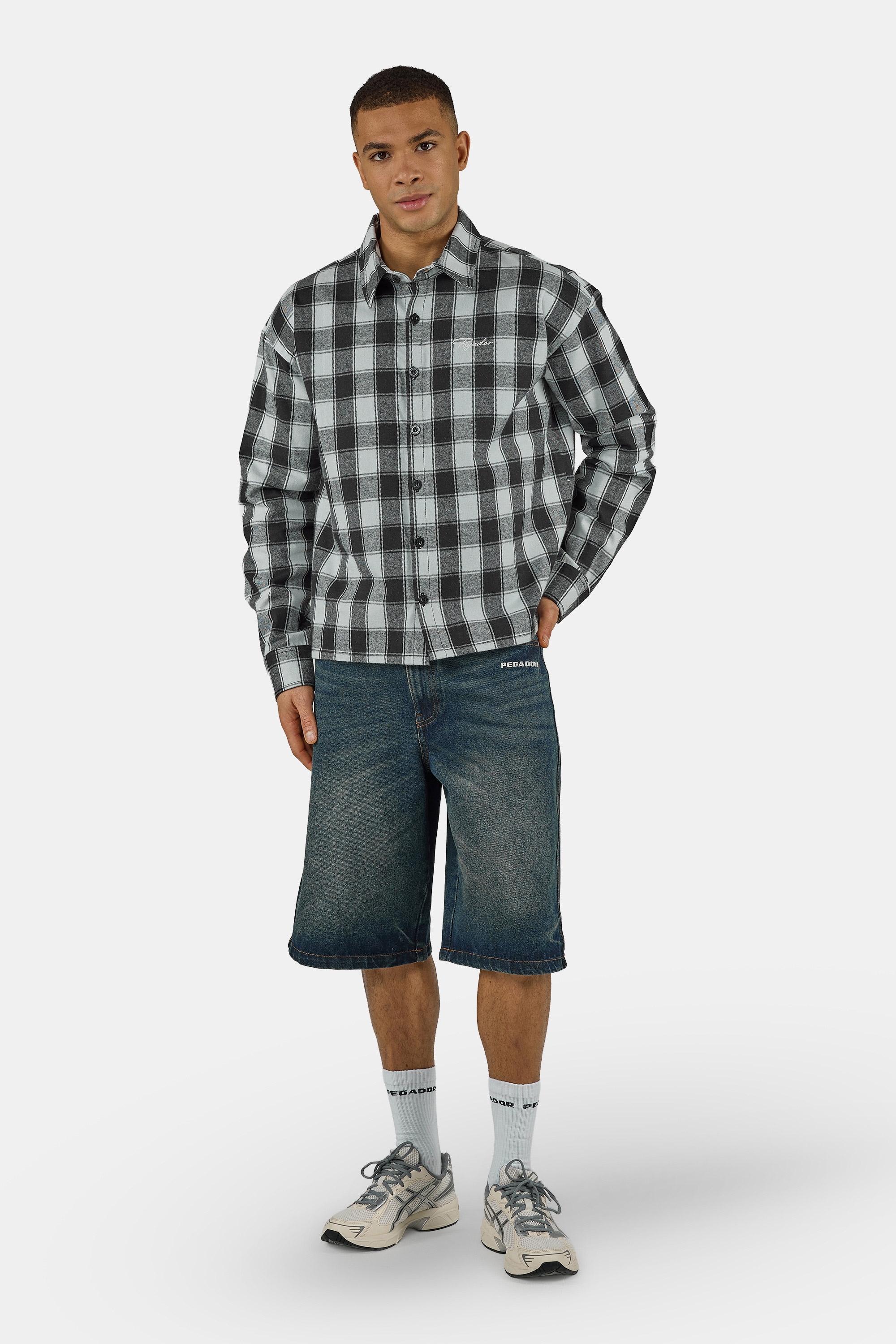 PEGADOR Langarmhemd »Bevill Flannel Shirt« Baumwolle, regular fit