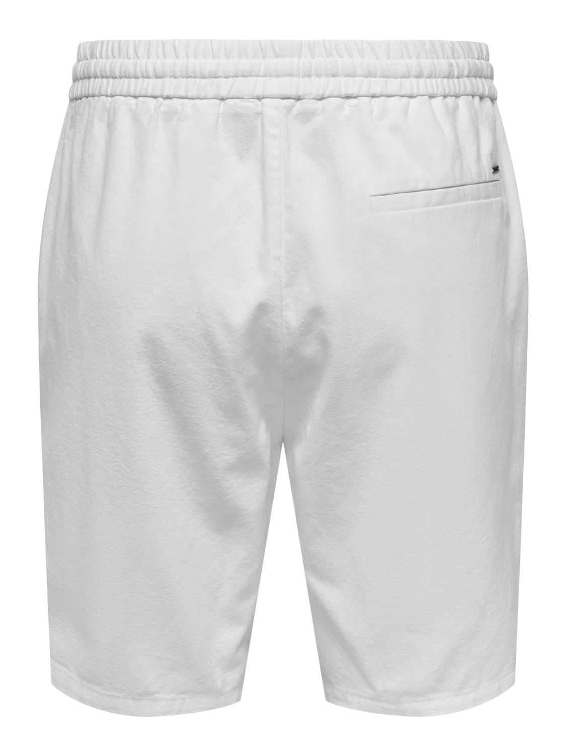 ONLY & SONS Shorts »ONSLINUS 0007 COT LIN SHORTS NOOS«