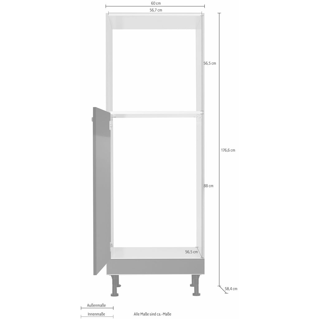 OPTIFIT Backofen/Kühlumbauschrank »Cara«