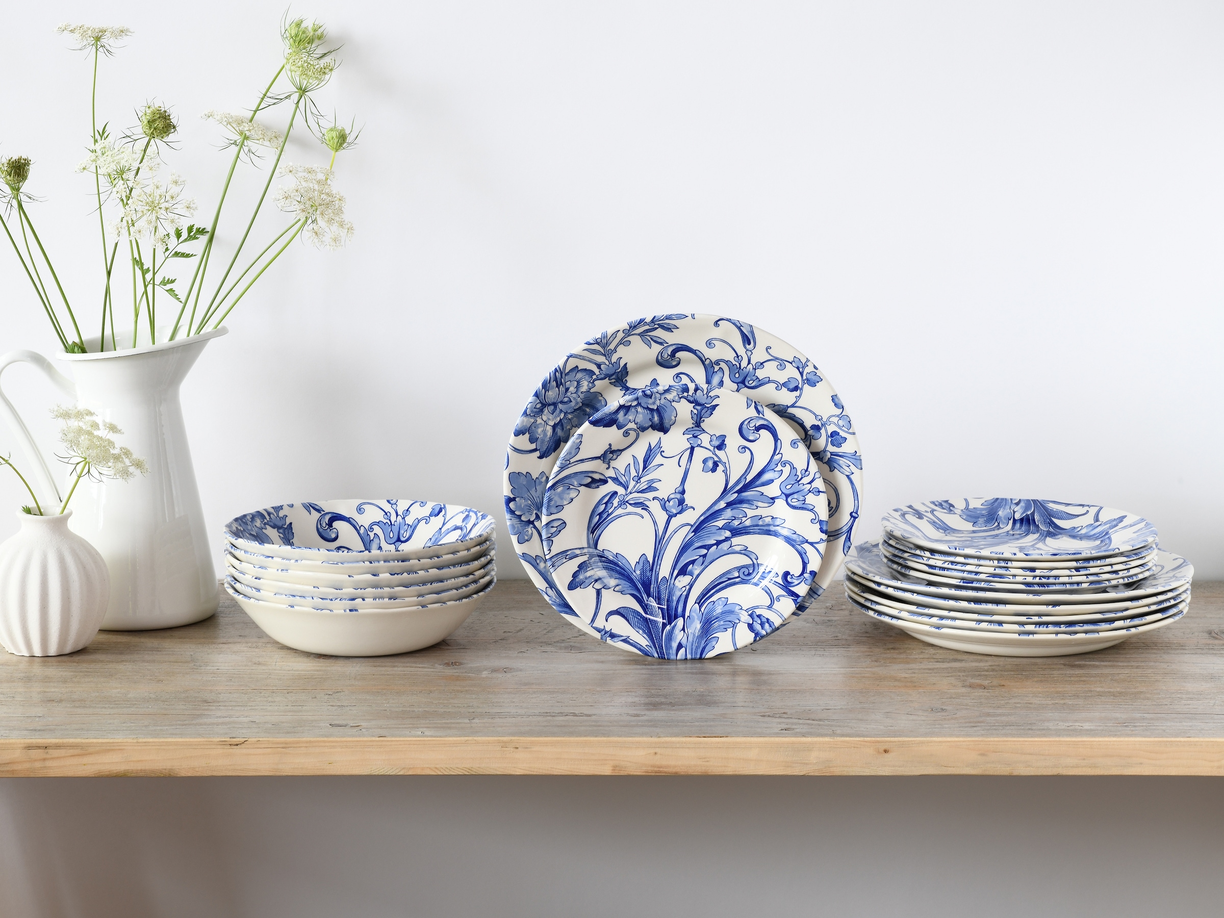 CreaTable Teller-Set »Venecia, Teller Set 18-tlg« Traditionell, Nostalgie