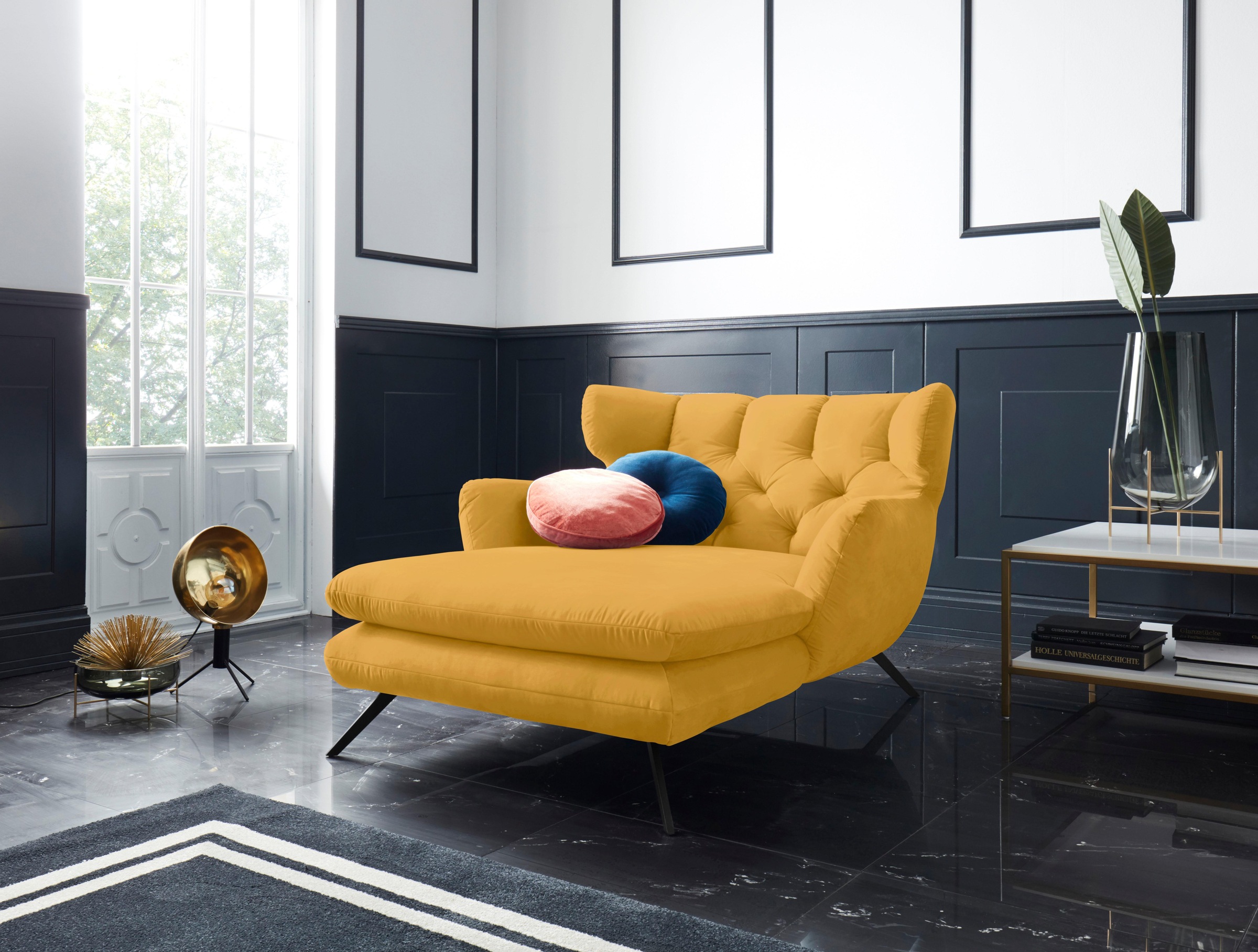 3C Candy Loveseat »Beatrice Loungesessel«, mit Knopfheftung im Rücken, Fern günstig online kaufen
