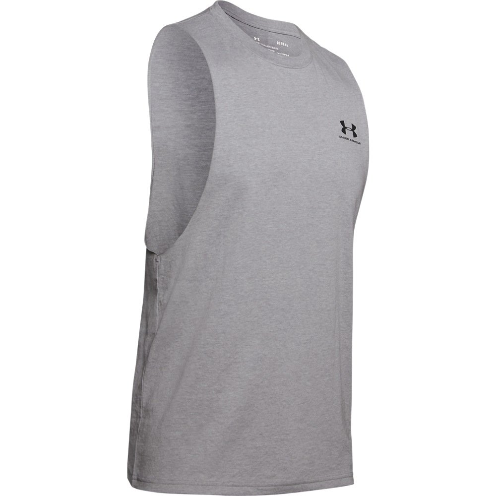 Under Armour® Trainingstop »UA LEFT CHEST CUT OFF TANK« 1 tlg. sportliche Schnittform, für Trainingseinheiten, leichtes Design