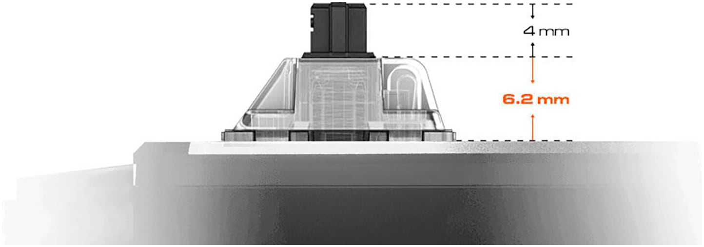 Cougar Gaming-Tastatur »Puri TKL RGB« (Funktionstasten | Multimedia-Tasten | Schutzhülle | USB-Anschluss)