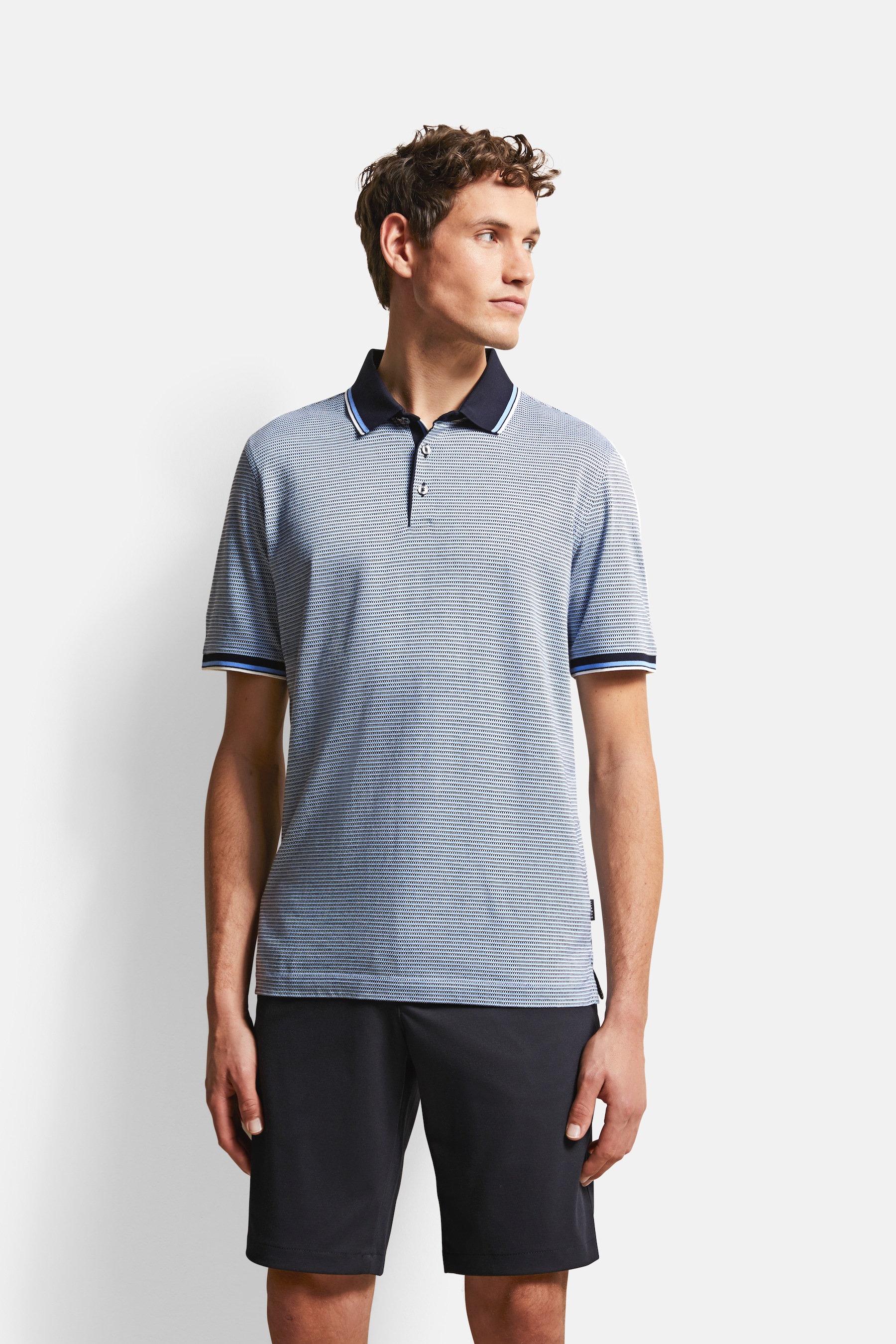 bugatti Poloshirt, mit 3-tone-Dessin