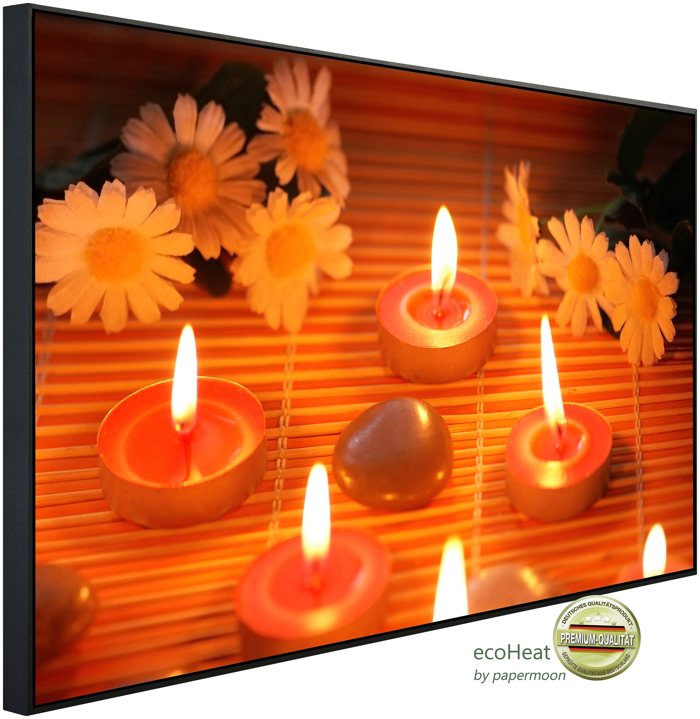 Papermoon Infrarotheizung »Wellness Kerzen«, sehr angenehme Strahlungswärme günstig online kaufen