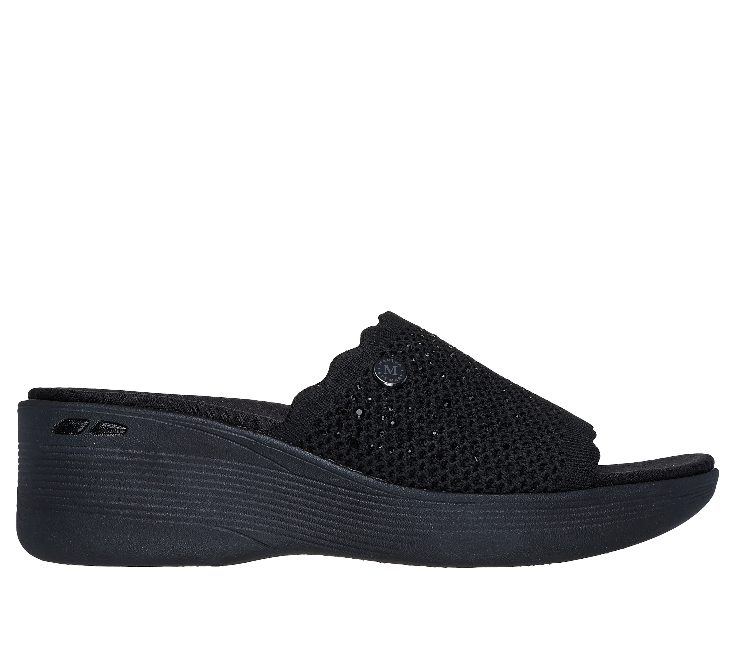 Skechers Pantolette »PIER-LITE-LIGHT ESSENCE«  Sommerschuh, Strandschuh mit Luxe Foam und Glitzerdetails