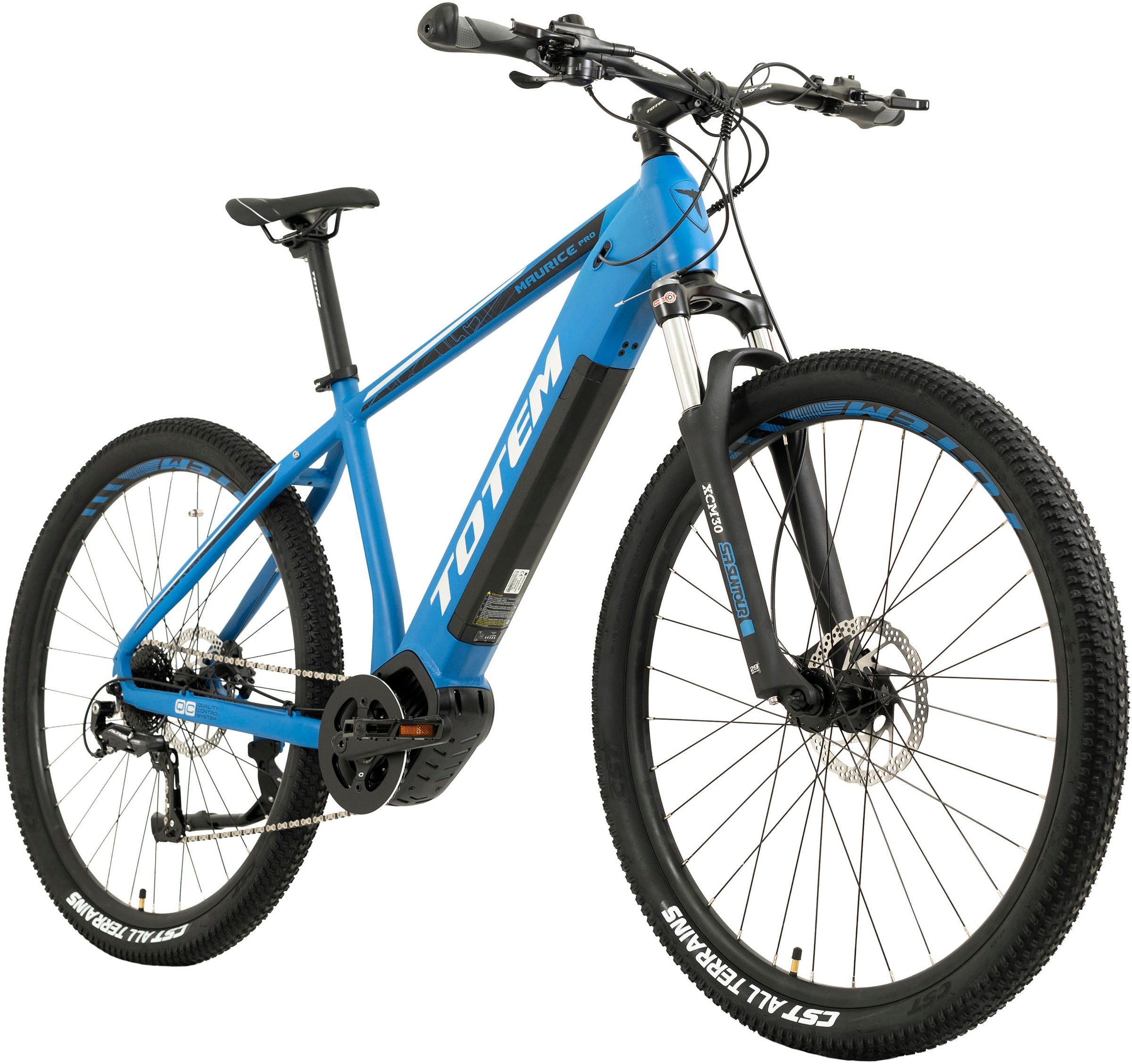 TOTEM E-Bike »Maurice Pro«, 9 Gang, Shimano, Altus, Mittelmotor 250 W, Pedelec, Elektrofahrrad für Damen u. Herren, MTB