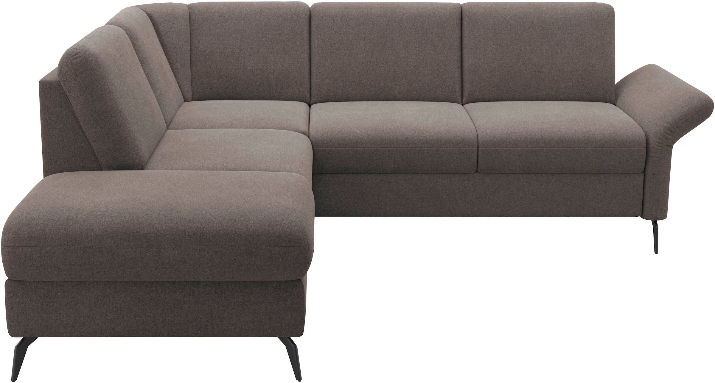 Home affaire Ecksofa »Rochelle«, optional: Armteilverstellung, klappbar, Bettkasen