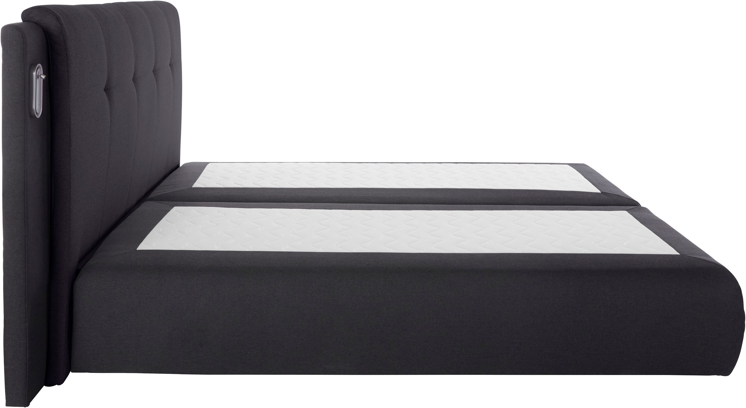 COLLECTION AB Boxspringbett »Borna«, inklusive Bettkasten, LED-Beleuchtung und Topper