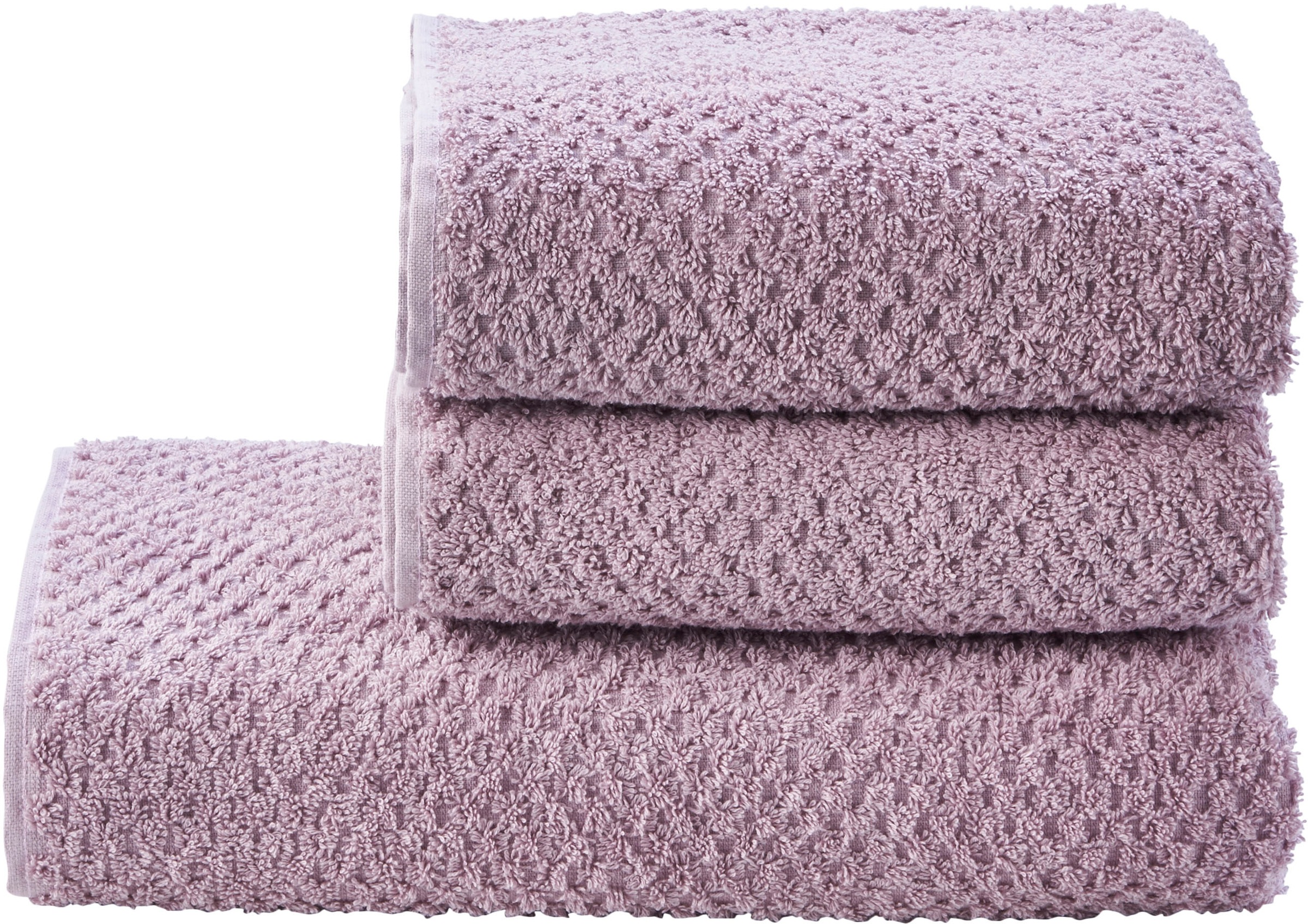 done.® Handtuch Set »Provence Honeycomb«, (Set, 3 St., 1 Badetuch (70x140 c günstig online kaufen