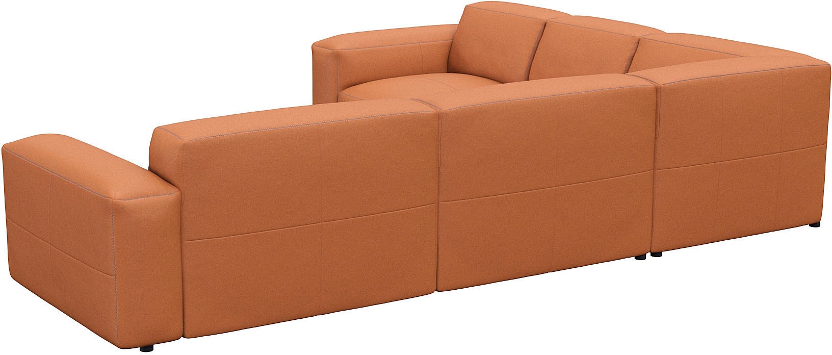 FLEXLUX Ecksofa »Lucera, super bequem durch hochwertigen Sitzaufbau mit Kaltschaum«, modern & anschmiegsam, L-Form, Designsofa