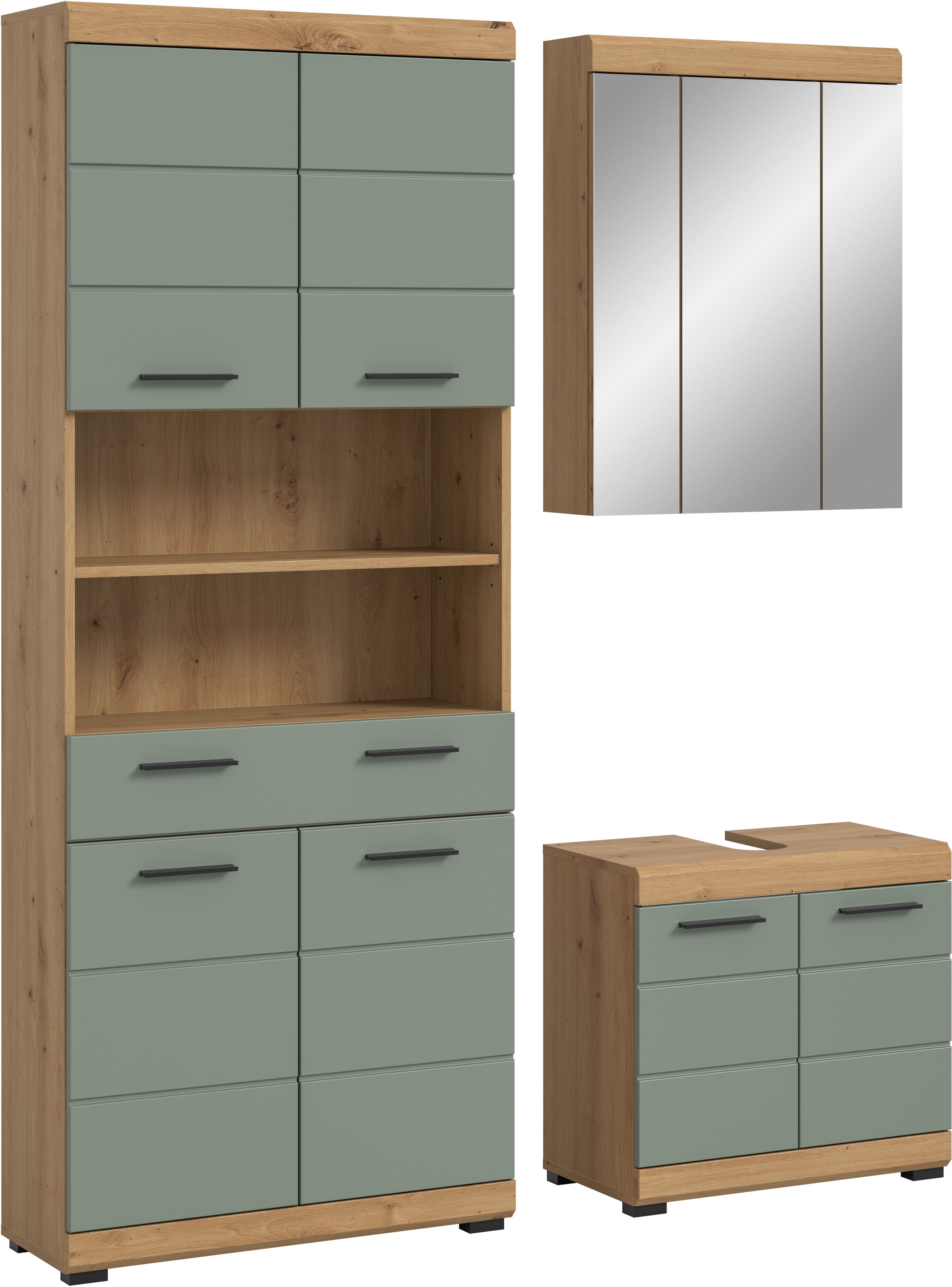 INOSIGN Badmöbel-Set »SIENA, TOPSELLER!, Breite 149cm, 3-teiliges Set« Set, günstig online kaufen