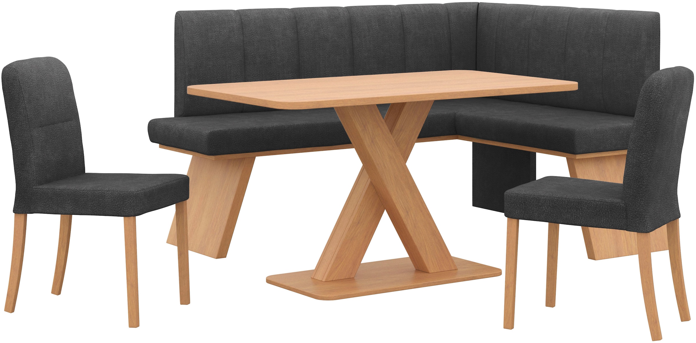 Home affaire Eckbankgruppe »Nina« Set, 4er, 4 Stk. tlg. Sitzgruppe Esszimme günstig online kaufen