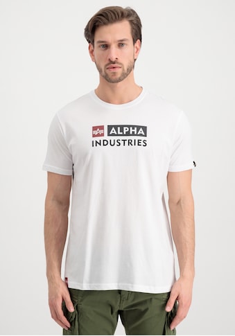 Alpha Industries T-Shirt »Alpha Industries Men - T-Shirts Alpha Block-Logo T« kaufen