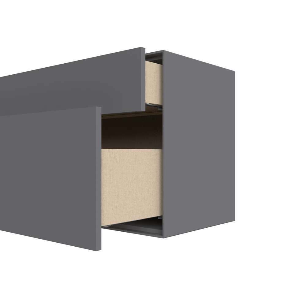 LeGer Home by Lena Gercke Lowboard »Essentials, TV-Board, TV-Kommode, TV-Schrank,  TV-Möbel« 3 Stk. tlg. Breite: 333 cm, UV lackiert, Push-to-open-Funktion