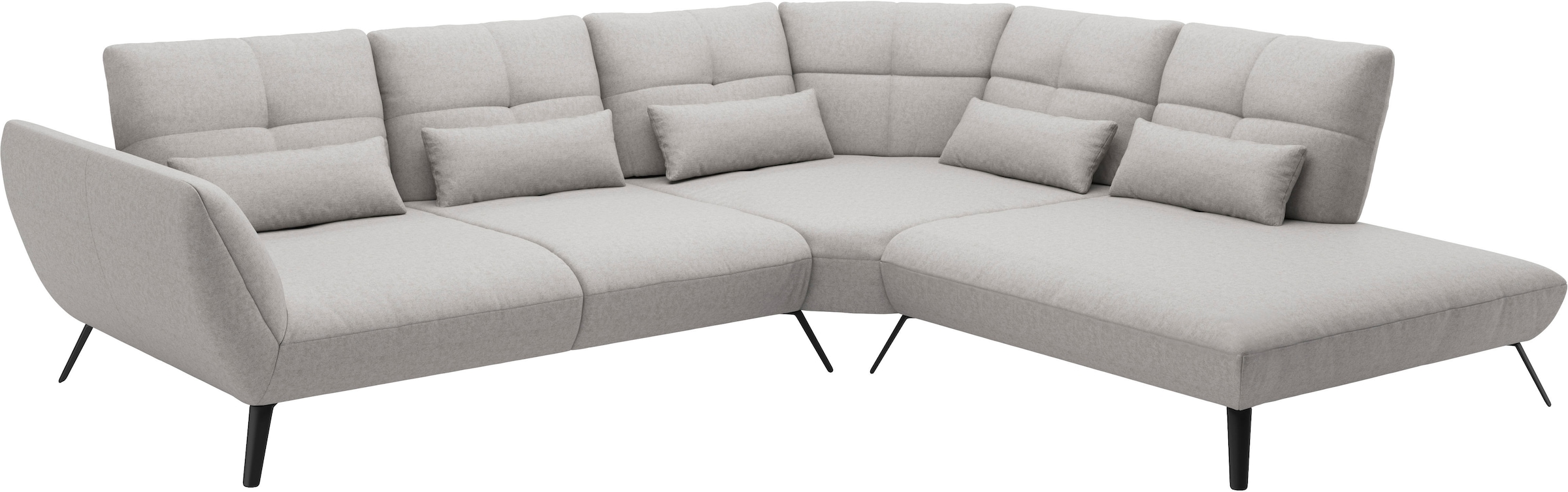 OTTO home Ecksofa »Mikado L-Form« inkl. Sitztiefenverstellung und Armteilverstellung