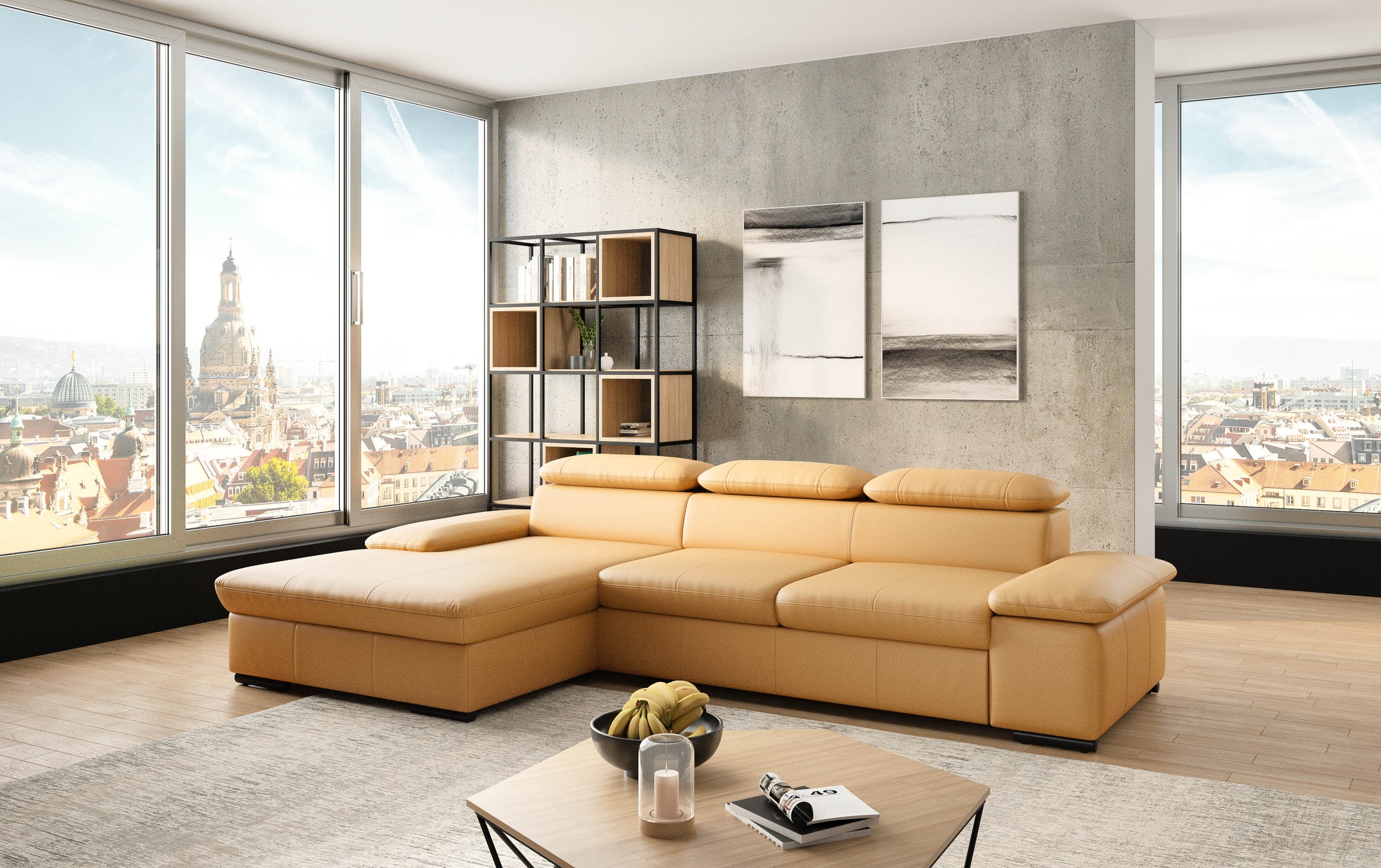 sit&more Ecksofa "Alcudia L-Form" wahlweise mit Bettfunktion günstig online kaufen