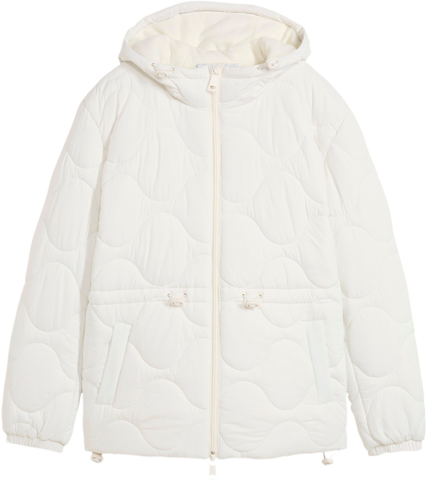 bonprix Steppjacke »Steppjacke« mit Kapuze Casual Stil, Kurzparka mit Taillen-Kordelzug, hochwertige Steppung