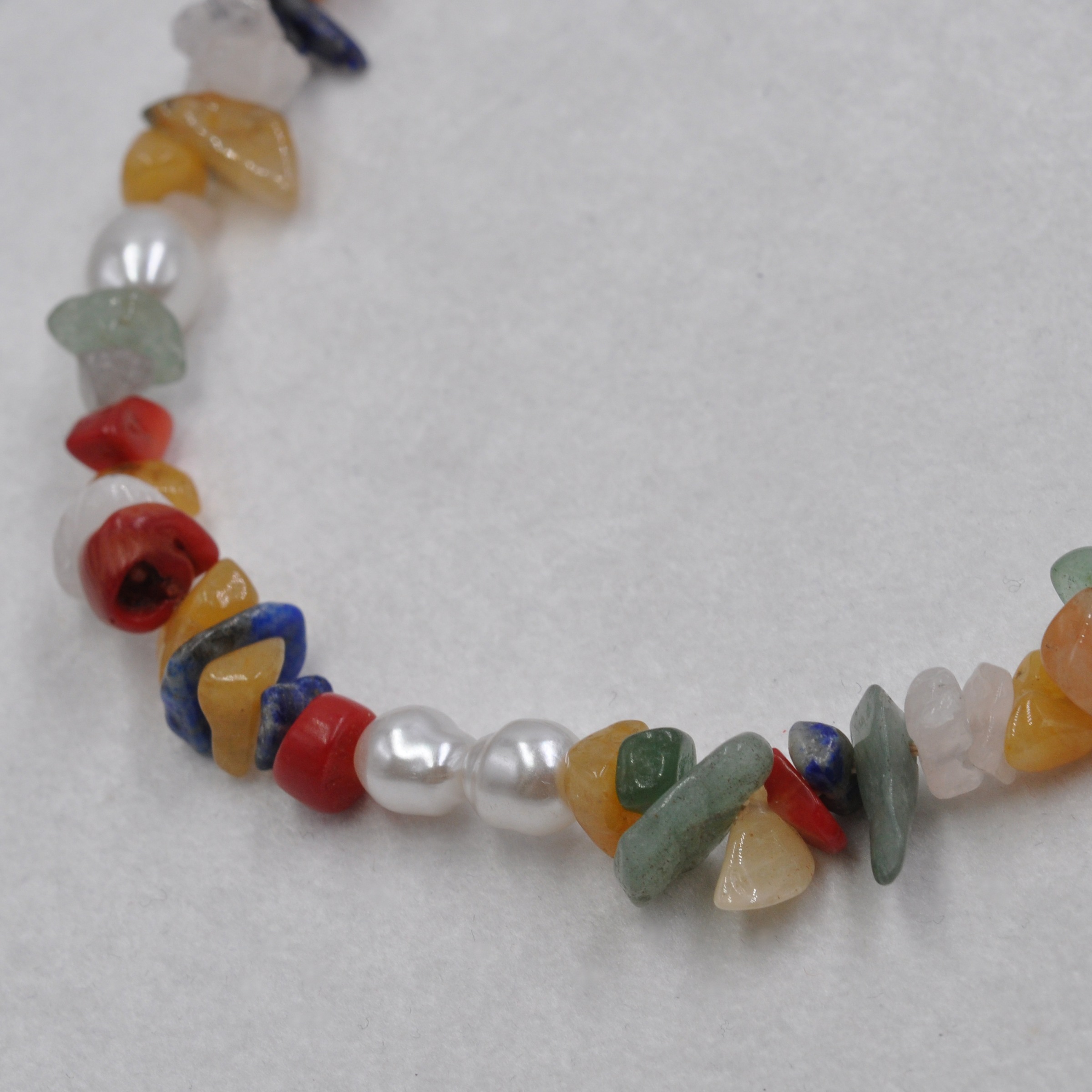 Firetti Collier »Schmuck Geschenk Colorful gemstone chips« mit Achat - mit Kunststoffperle