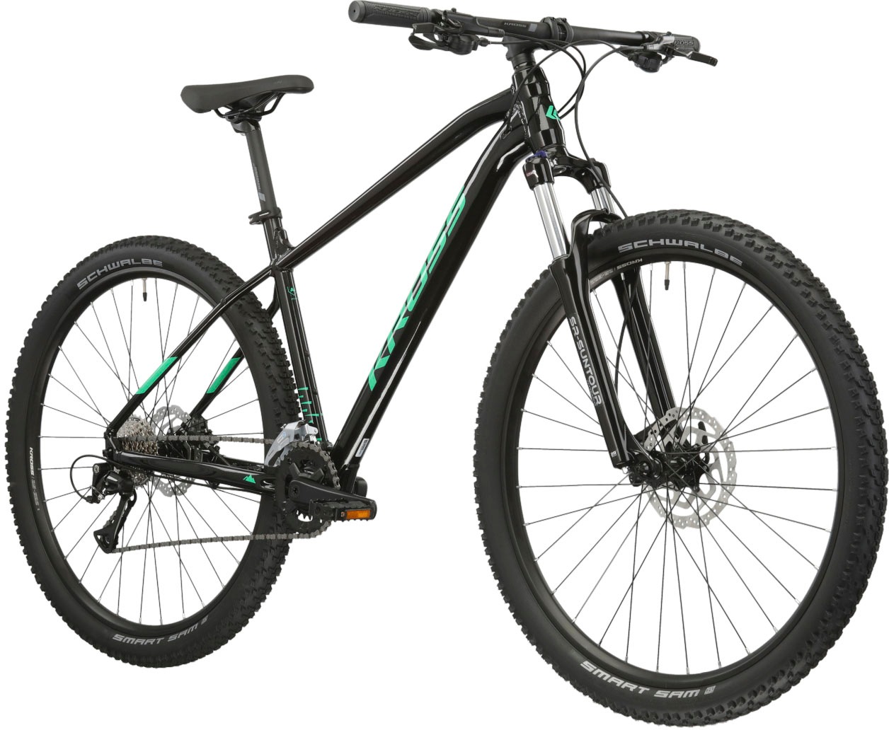 Kross Mountainbike »Hardtail Level 1.0«, 16 Gang, Shimano, ACERA M3020 Schaltwerk, Kettenschaltung