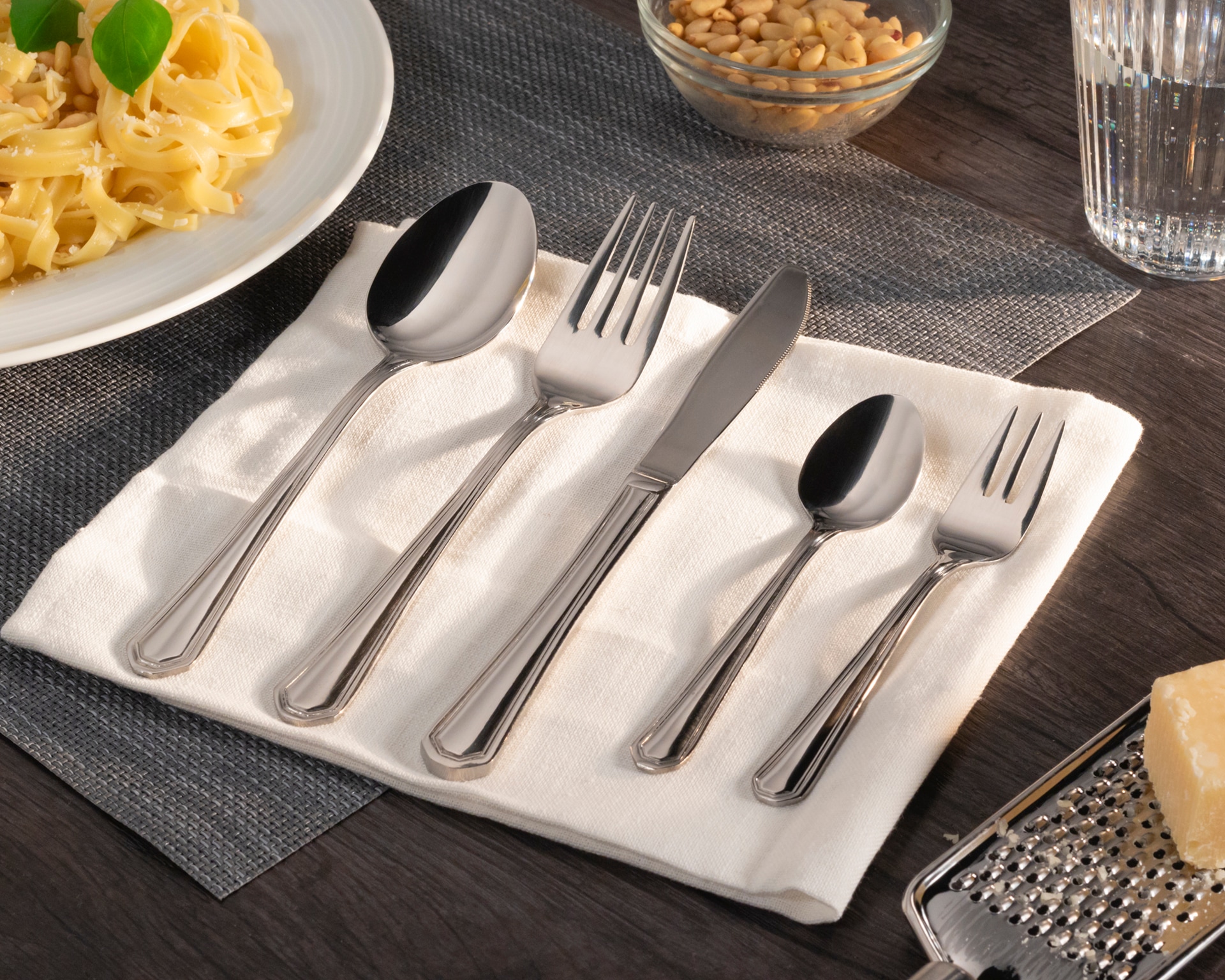 KING Besteck-Set »»Düsseldorf««, (Set, 30 tlg.), Besteck im zeitlosen Design